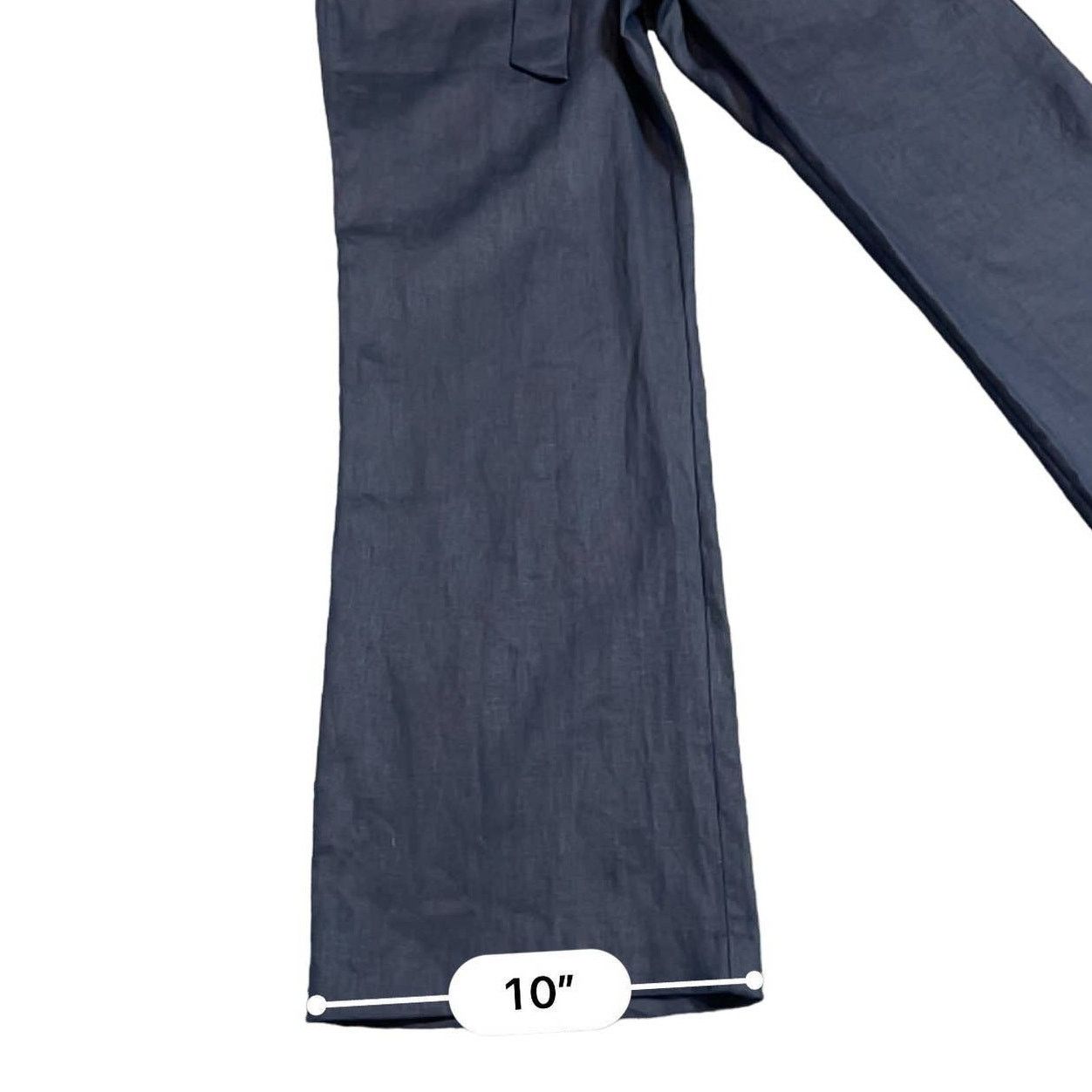 Hobbs London HOBBS LONDON Jacqui Wide Leg Linen Trousers Size 4 NWT Size 27" / US 4 / IT 40 - 13 Thumbnail