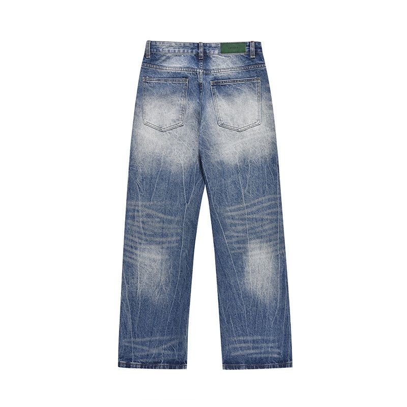 Vintage American high street style Vibe lightning blue jeans Size US 32 / EU 48 - 2 Thumbnail