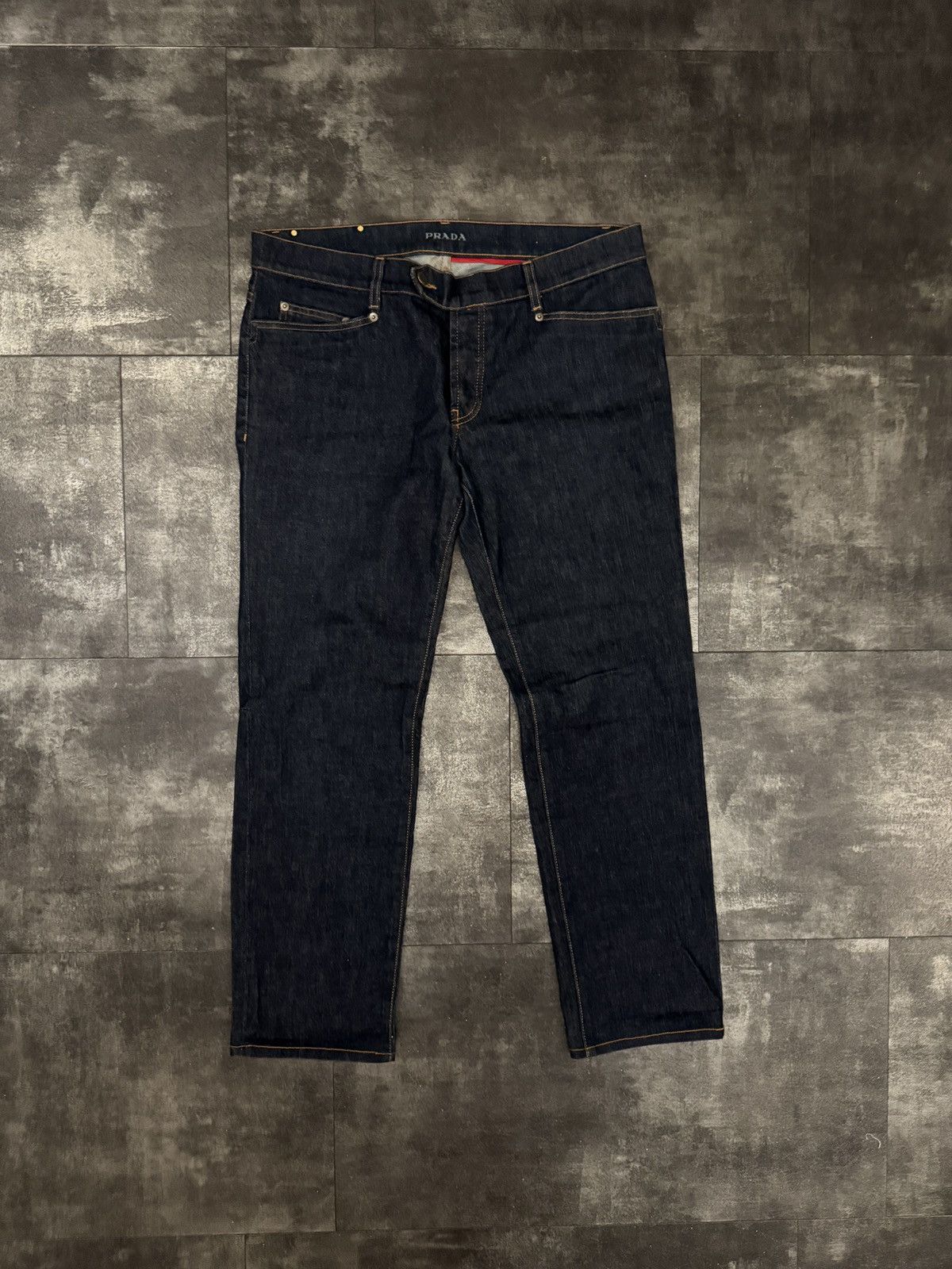 Prada Jeans Tapered Fit, Linea Rossa