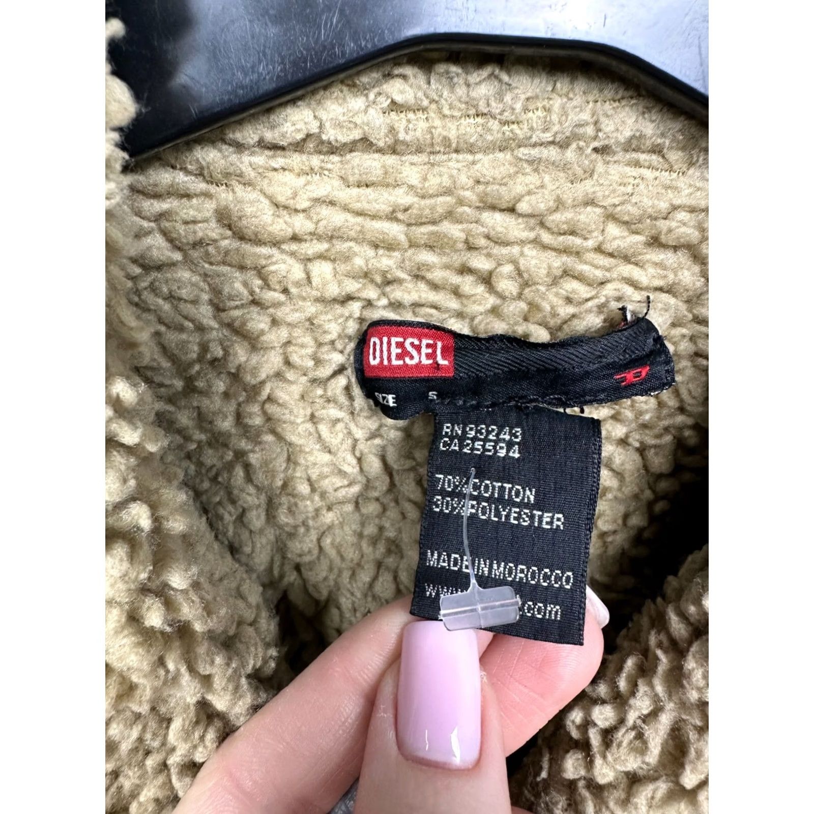 Diesel Diesel Vintage Womens Corduroy Jacket S Beige Sherpa Zipper Windbreaker Jacket Womens S Corduroy Diesel Vintage Size S / US 4 / IT 40 - 4 Thumbnail