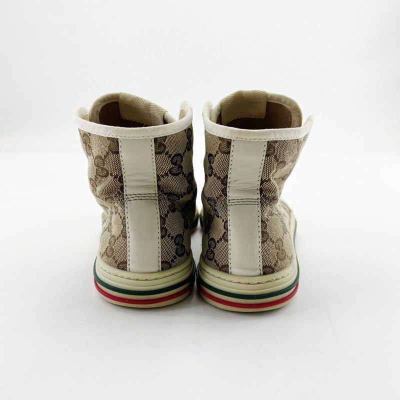Gucci Gucci High-Top Canvas Sneakers for Women Size US 5 / IT 35 - 3 Thumbnail