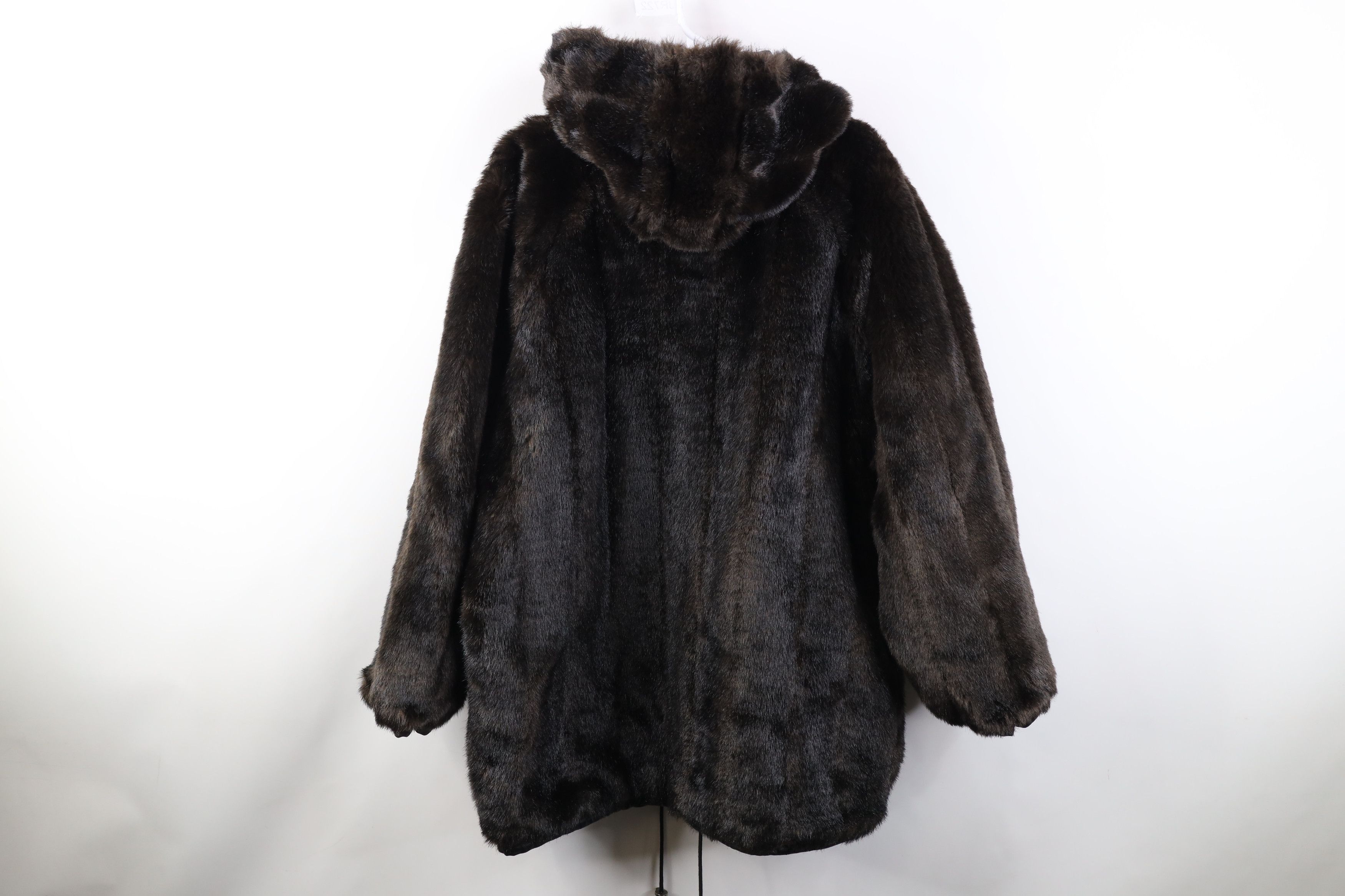 Vintage Vintage 90s Streetwear Reversible Faux Fur Leather Jacket Size M / US 6-8 / IT 42-44 - 8 Thumbnail
