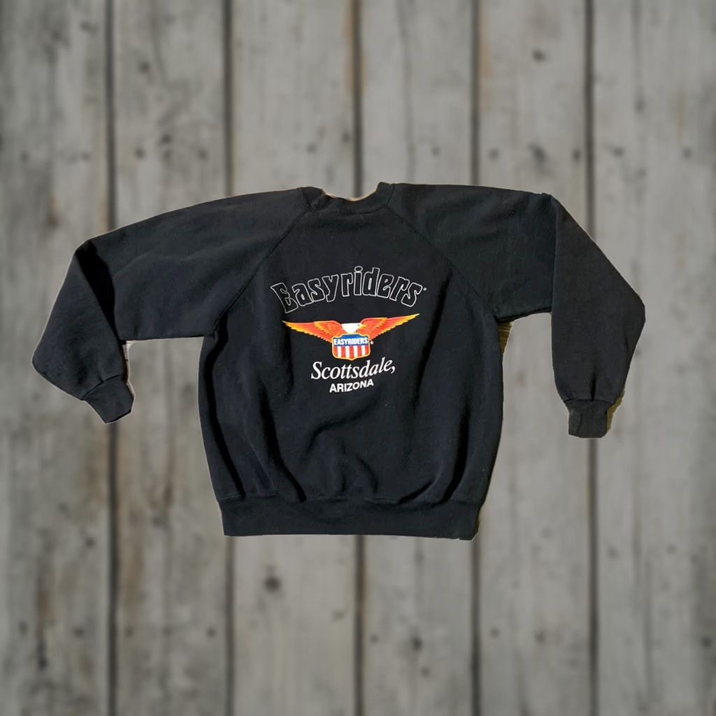 Hanes Vintage Easyriders Sweatshirt Mens Large XL Crewneck Size US L / EU 52-54 / 3 - 1 Thumbnail