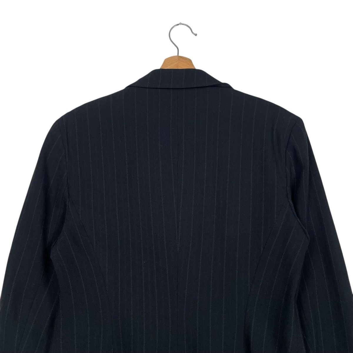 DKNY DKNY Stripe Double Breasted Wool Jacket Size XL / US 12-14 / IT 48-50 - 8 Thumbnail