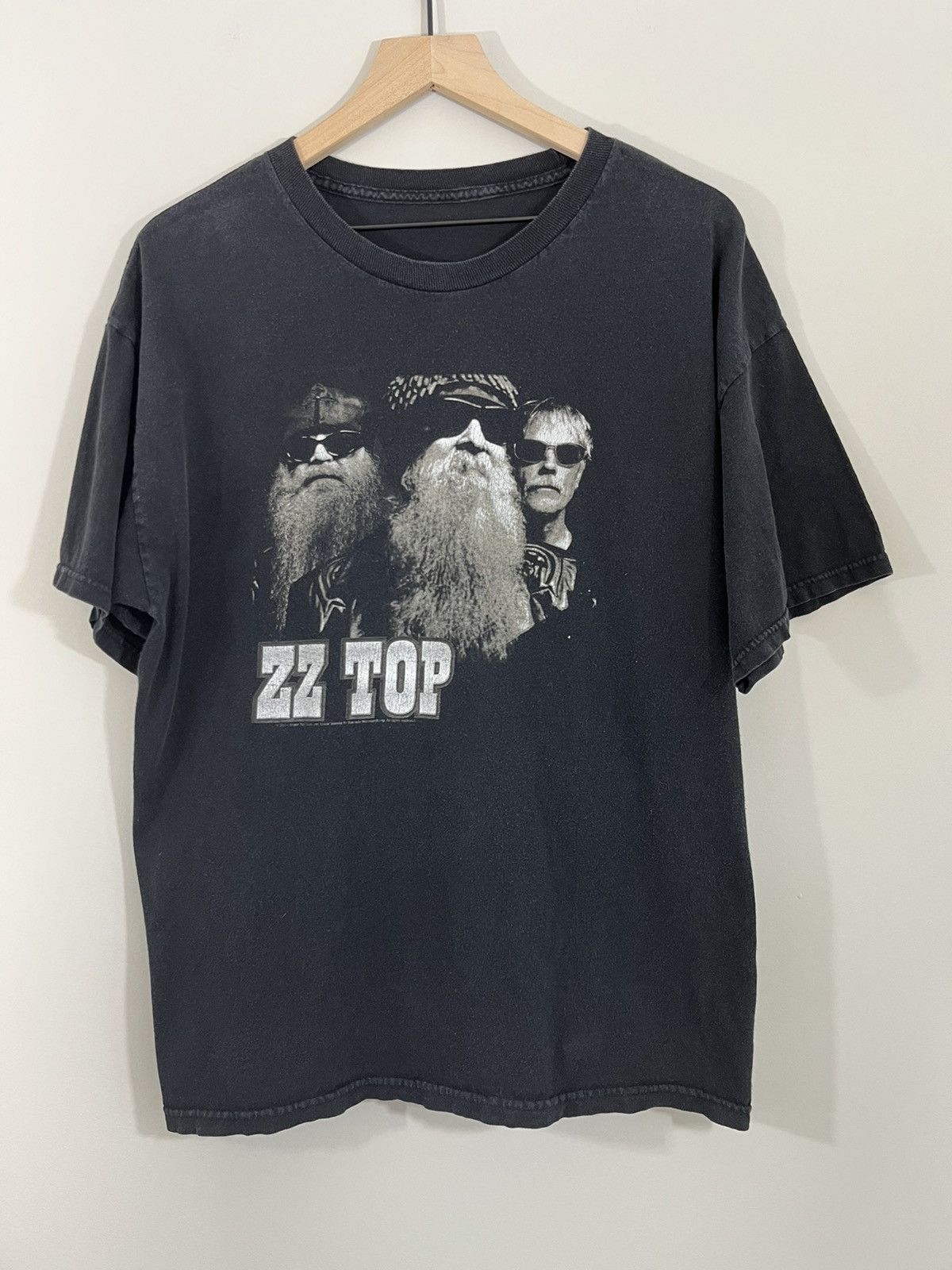 Vintage ZZ TOP Sun Faded Vintage Band Tee Size US L / EU 52-54 / 3 - 1 Thumbnail
