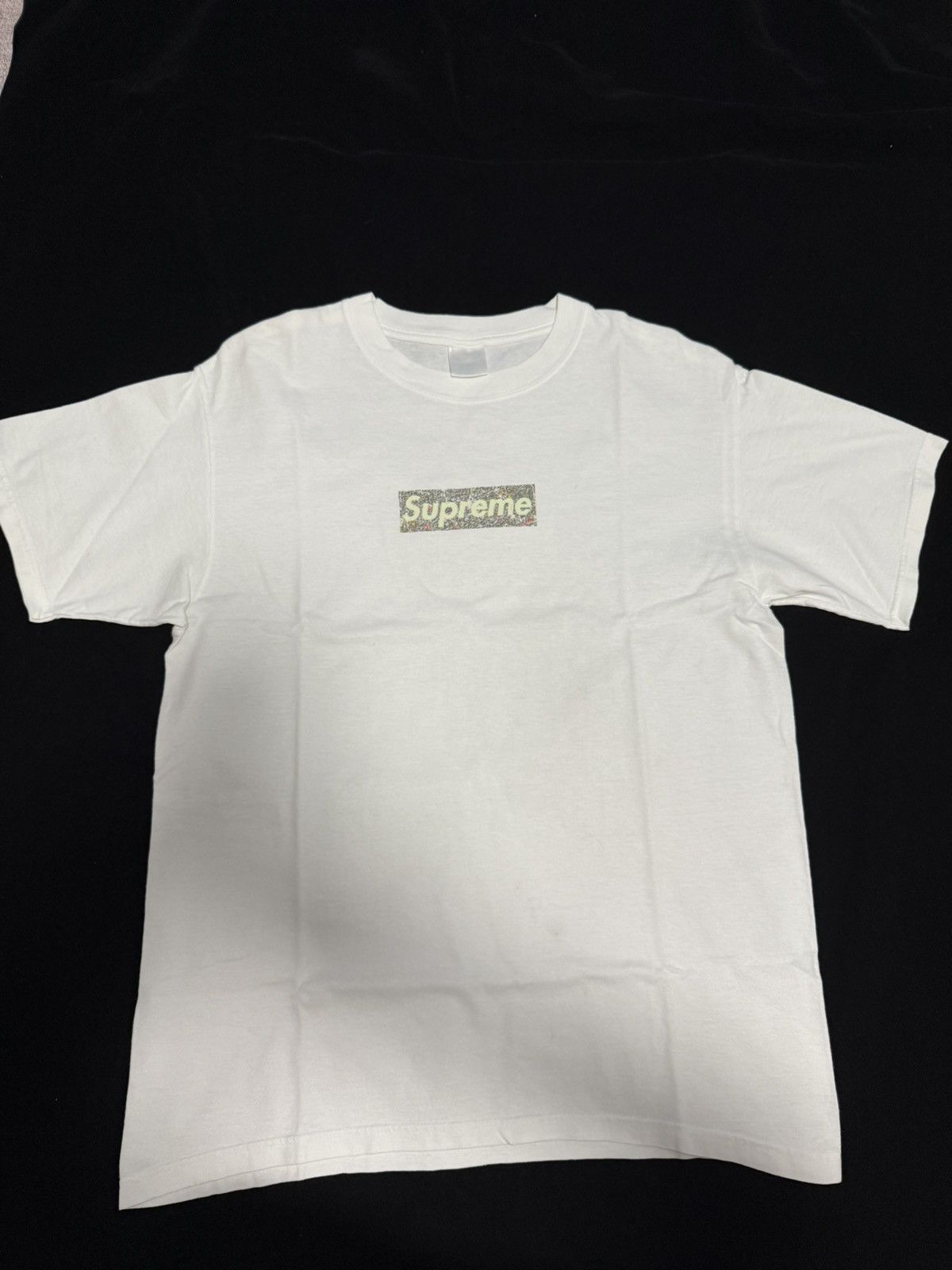 Supreme Jackson pollock box logo tee T-shirt