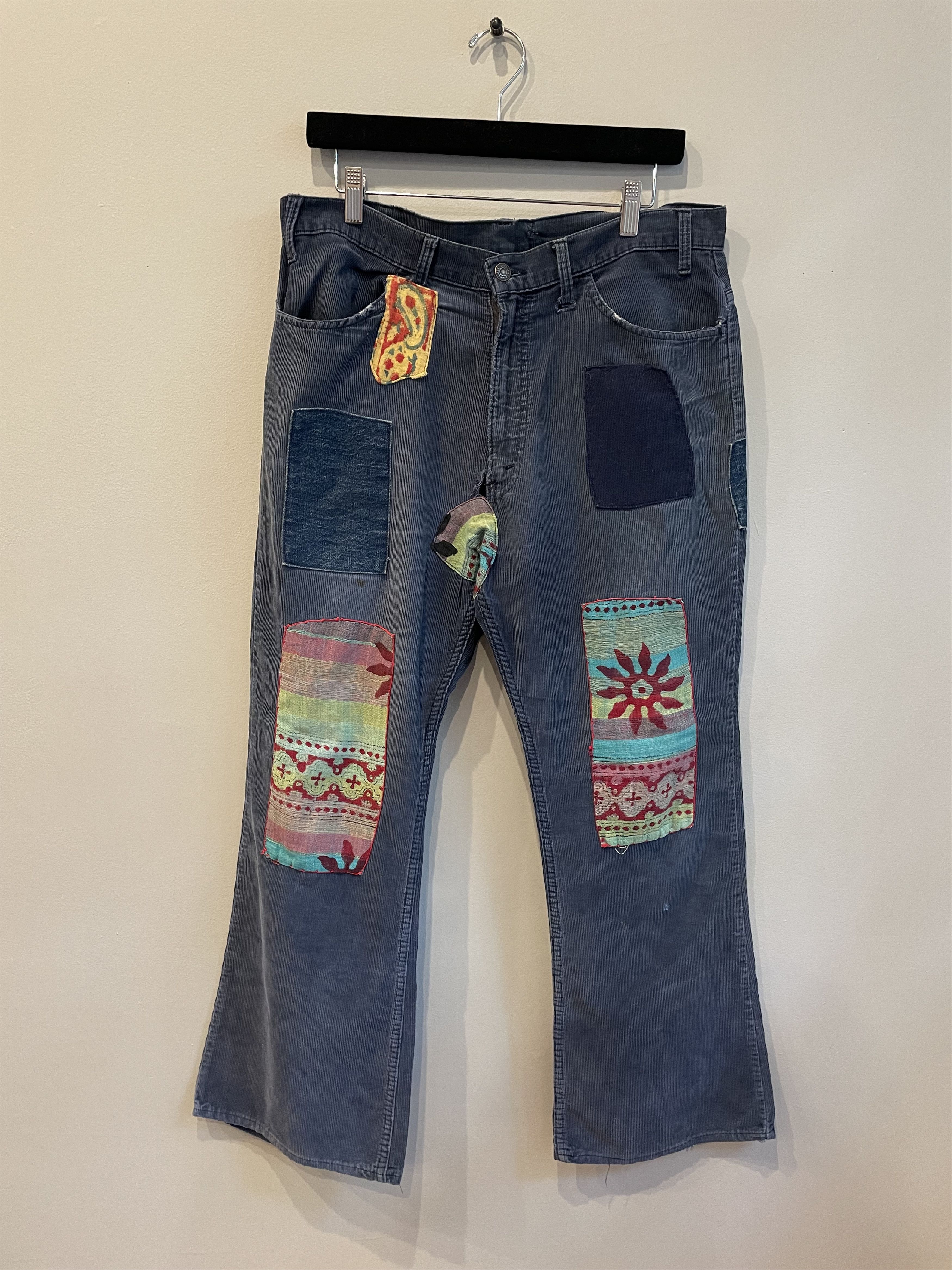 Levi's 70s Corduroy Flared Pants Size US 33 - 1 Thumbnail