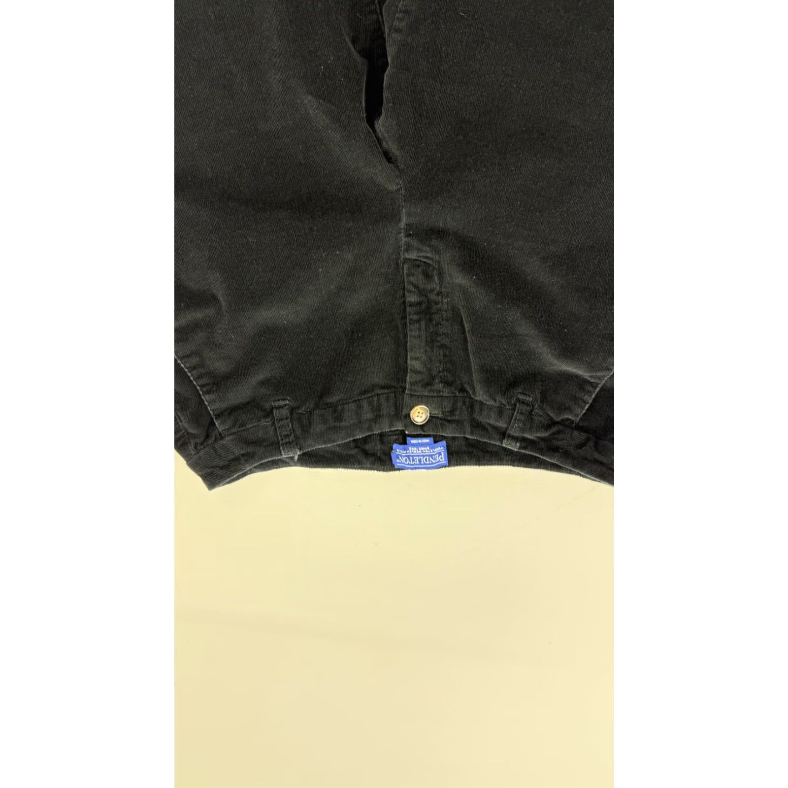 Pendleton Pendleton Pants Womens 8 Black Corduroy Straight Leg Stretch Casual Chino Size 30" / US 8 / IT 44 - 2 Thumbnail
