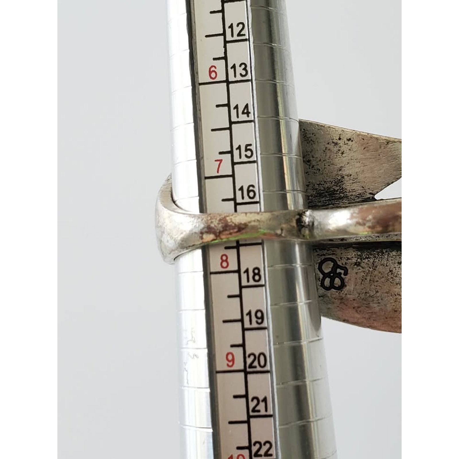 Other Vintage Double Leaf and Rhinestone Ring Size ONE SIZE - 7 Thumbnail