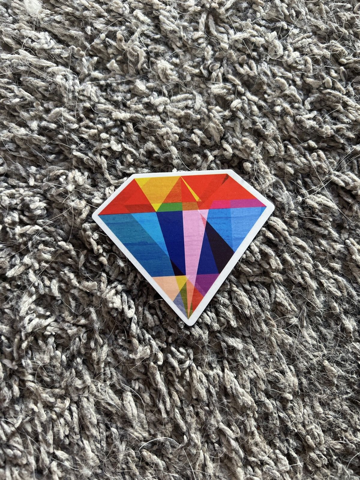 Hypebeast Rainbow Diamond Sticker Size ONE SIZE - 1 Thumbnail
