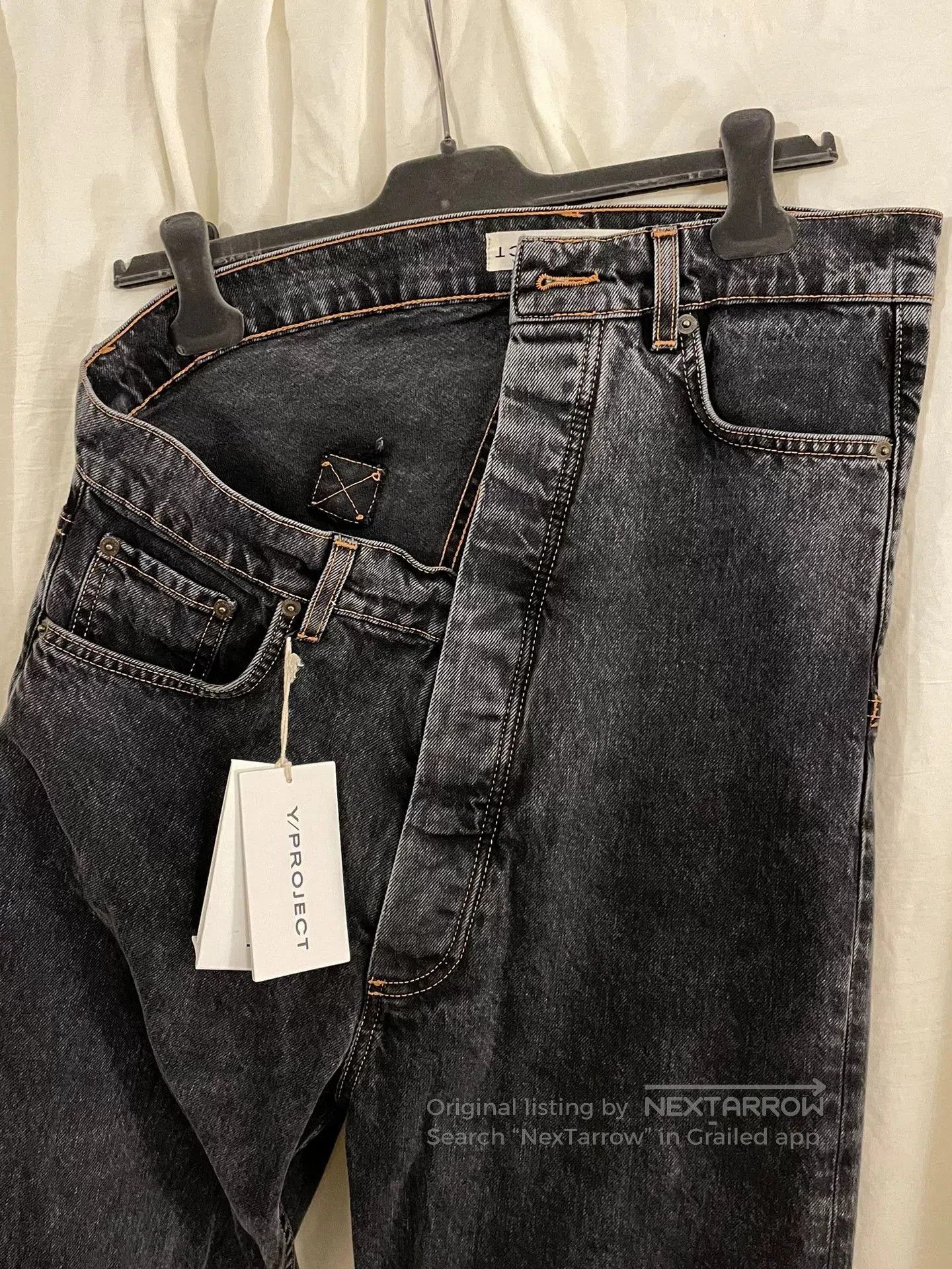 Y/Project Y/PROJECT 22ss Folded Denim Jeans. Size US 30 / EU 46 - 6 Thumbnail