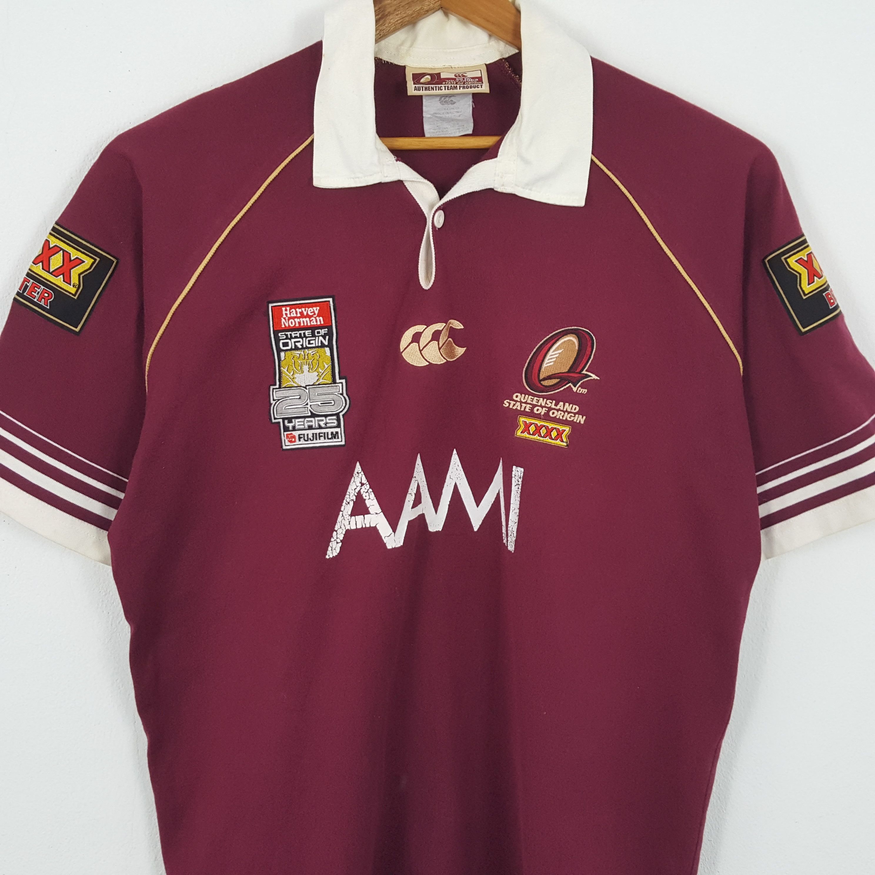 Vintage QUEENSLAND CANTERBURRY Rugby Club Polos