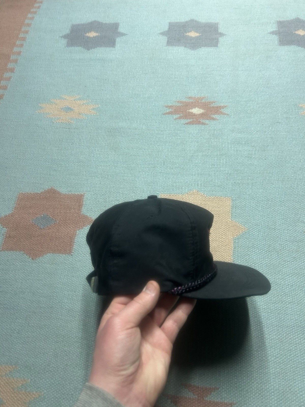 Vintage Vtg Strapback hat pacific pride gas embroidered black fuel Size ONE SIZE - 8 Thumbnail