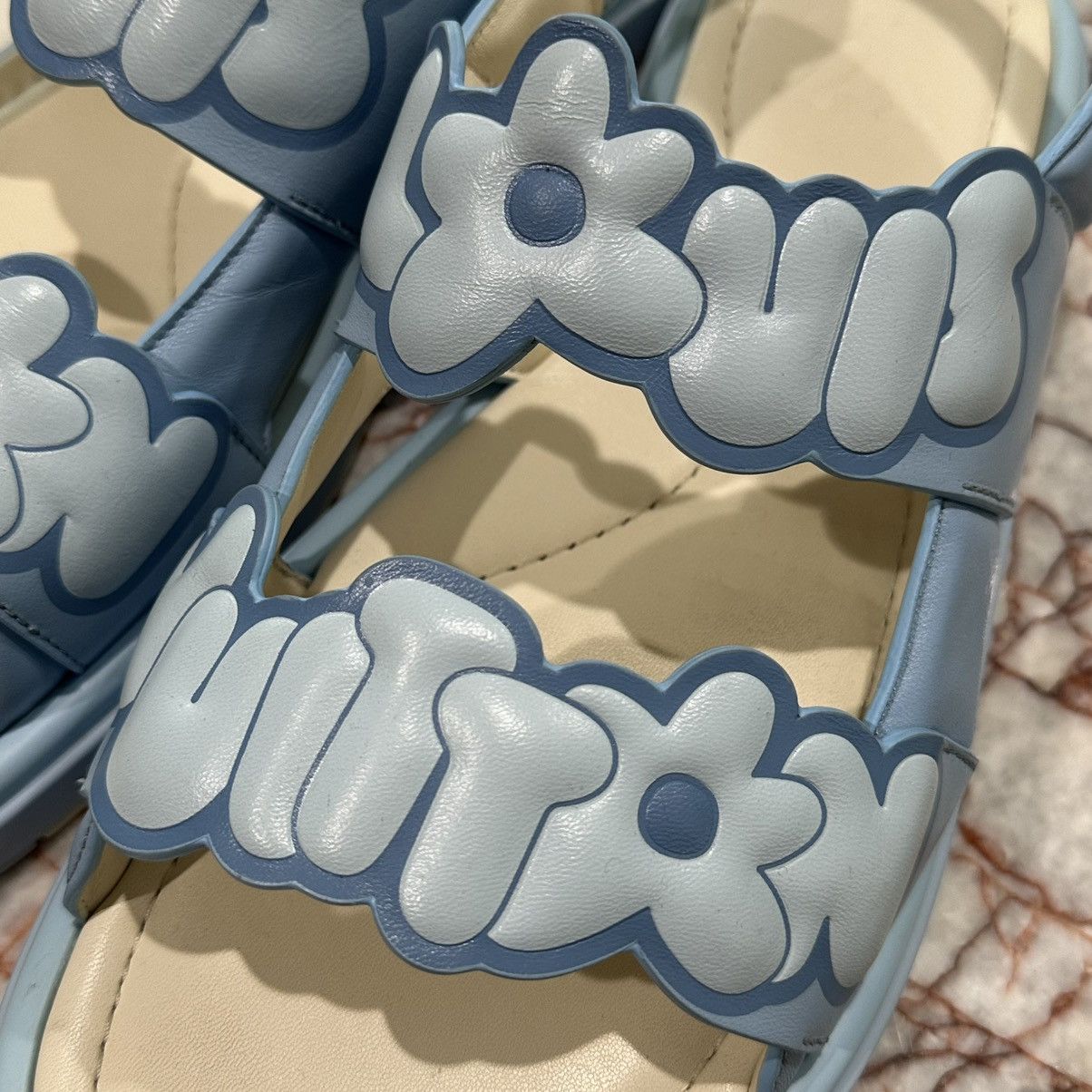 Louis Vuitton LOUIS VUITTON TYLER THE CREATOR FLORAL SANDALS Size US 8 / EU 41 - 2 Thumbnail