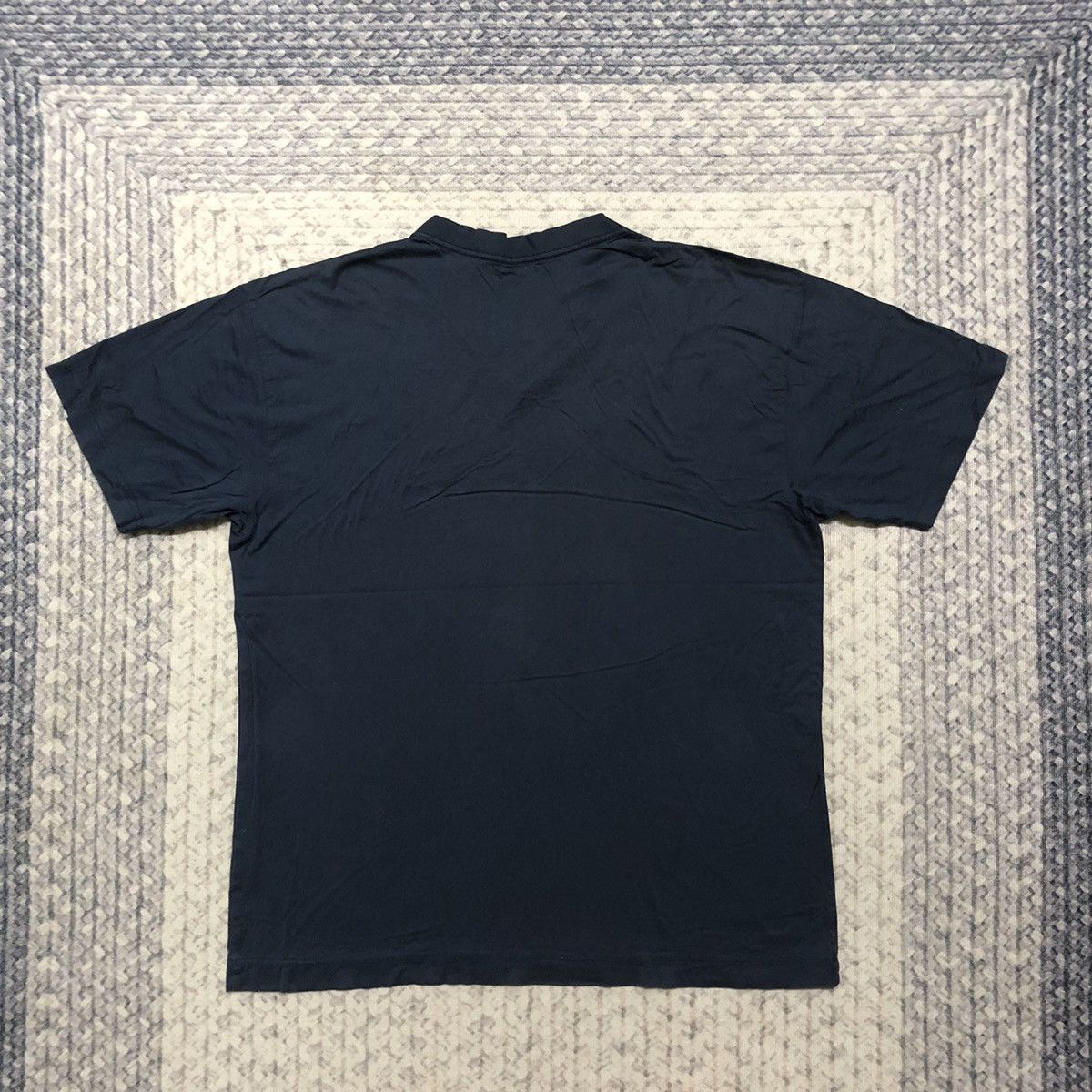 Celine Rare Distressed Vintage Celine Small Logo V-Neck Tees Size US L / EU 52-54 / 3 - 6 Thumbnail
