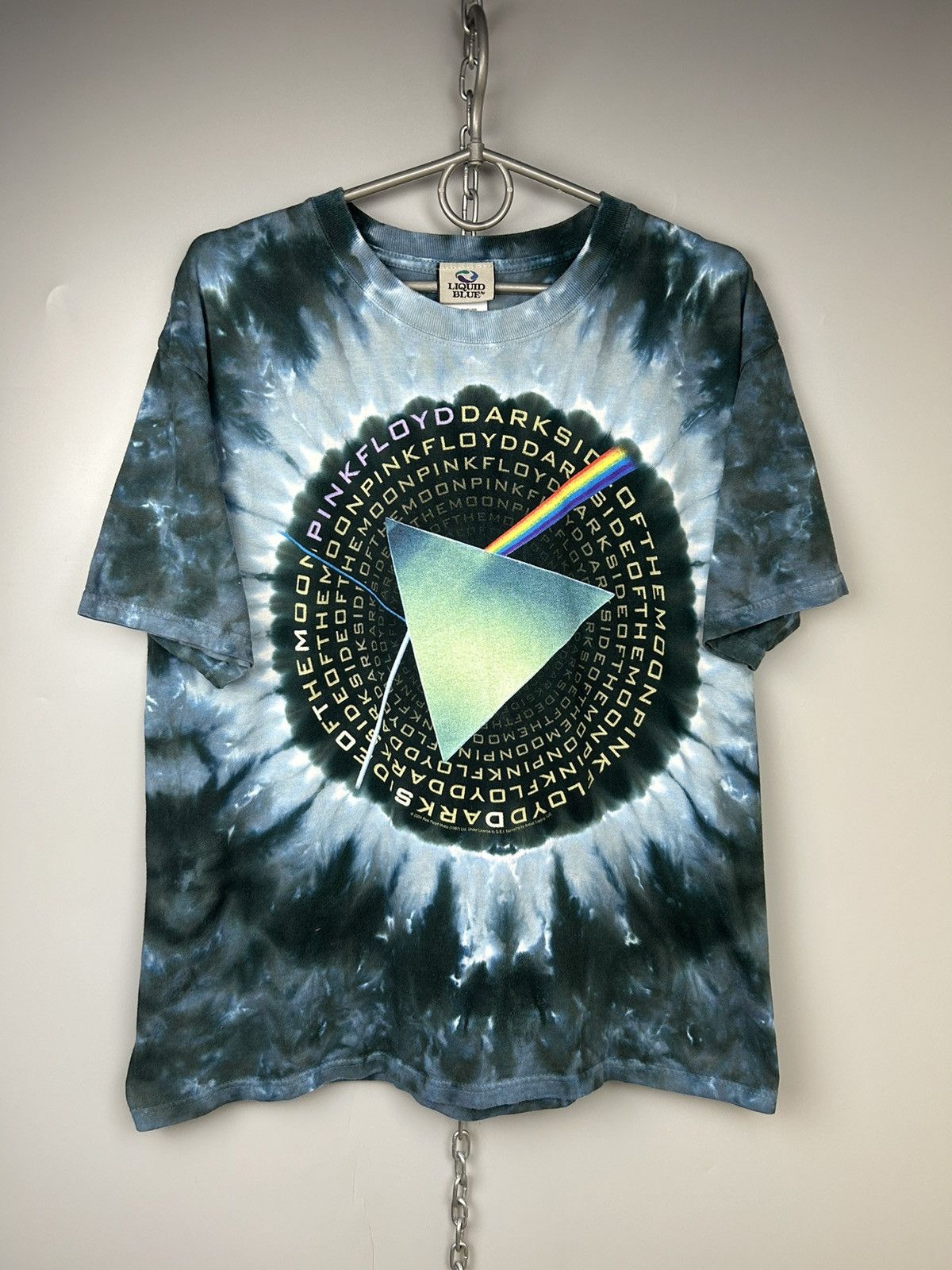 Band Tees × Liquid Blue × Vintage Vintage Pink Floyd Dark Side of The Moon Tie Dye T shirt Size US M / EU 48-50 / 2 - 1 Thumbnail