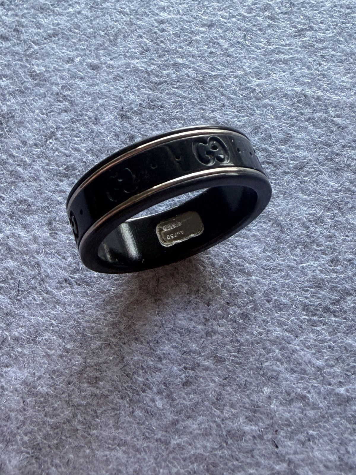 Gucci Gucci Icon thin band in white gold sz 10 Size ONE SIZE - 11 Thumbnail