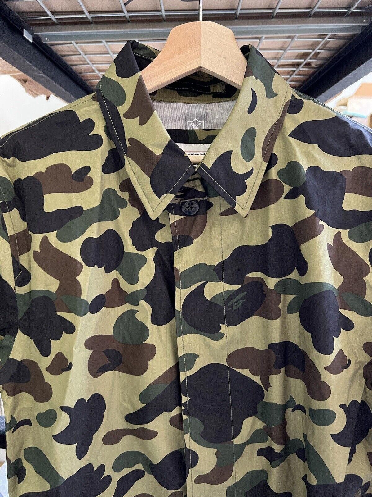 Bape Bape A Bathing Ape Gore-Tex Trench Coat Rain Jacket Camo M Size US M / EU 48-50 / 2 - 2 Thumbnail