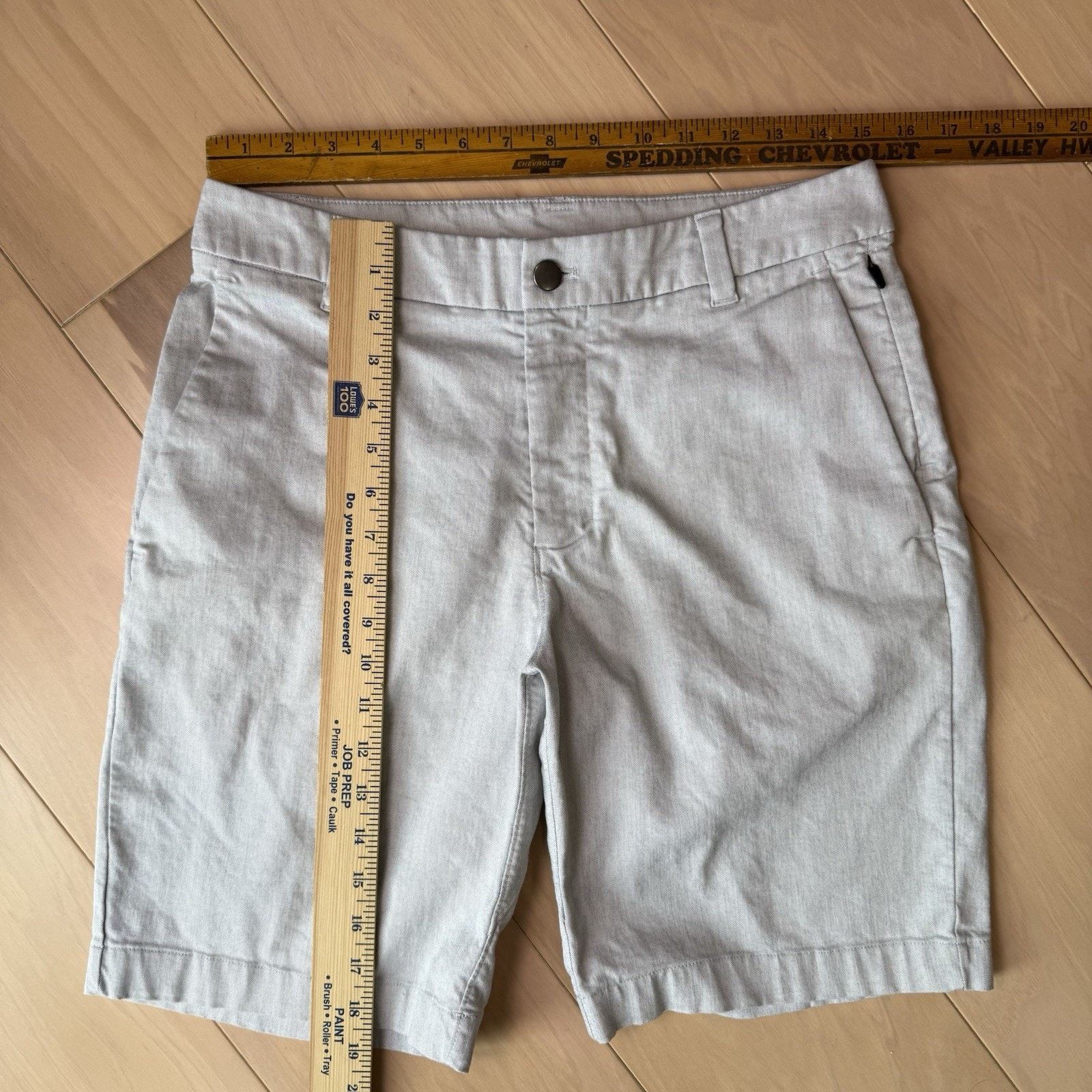 Lululemon Lululemon Commission Shorts 30 Gray 9" Inseam Minimalist Size US 30 / EU 46 - 8 Thumbnail