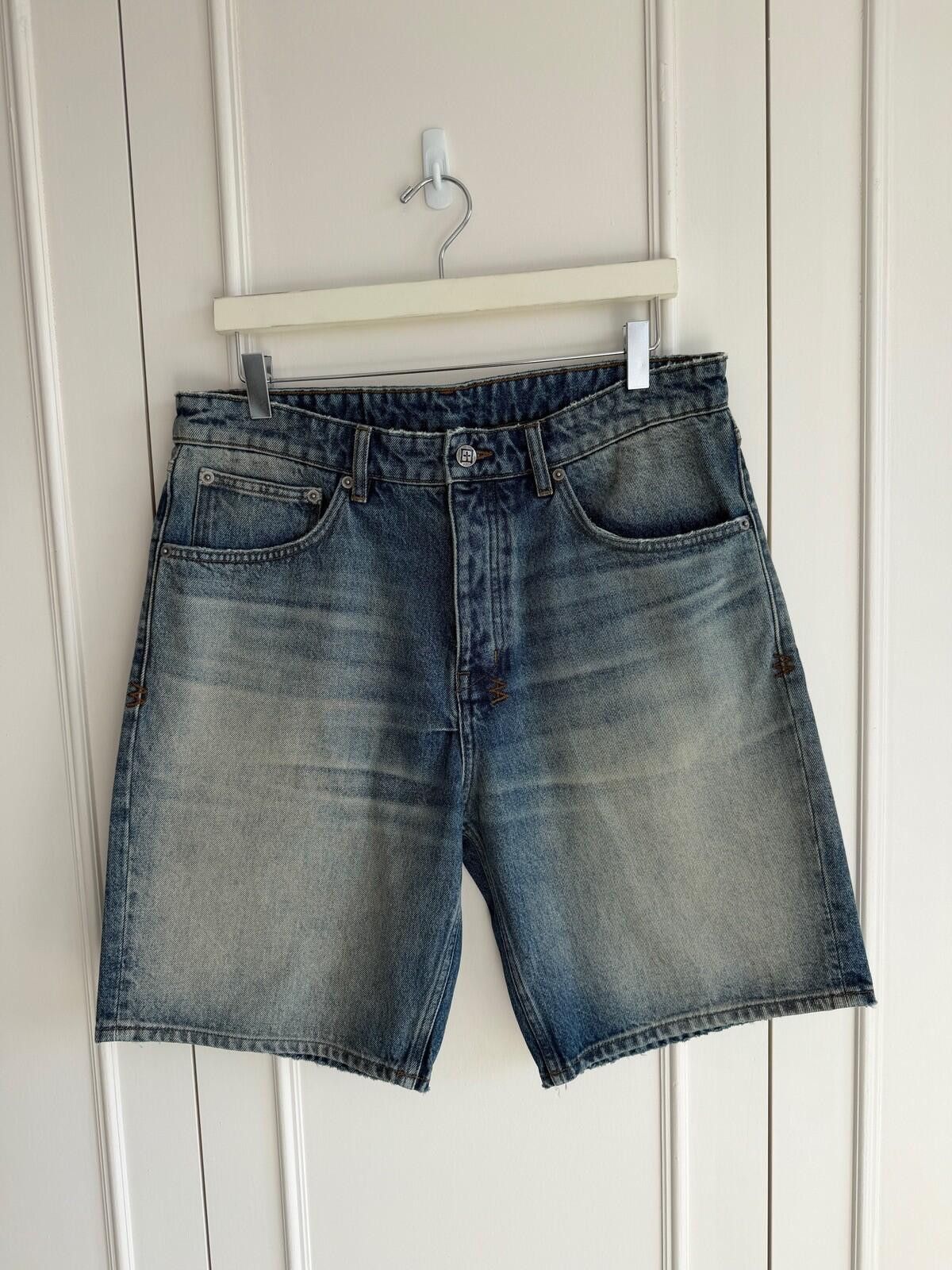 new Ksubi anti k short portland blue shorts denim 32 m