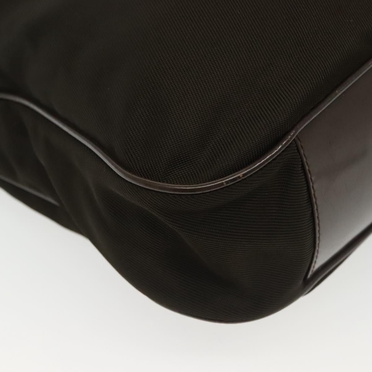 Gucci GUCCI Bamboo Hand Bag Nylon Brown Silver 001 2113 001 2113 Size ONE SIZE - 13 Thumbnail