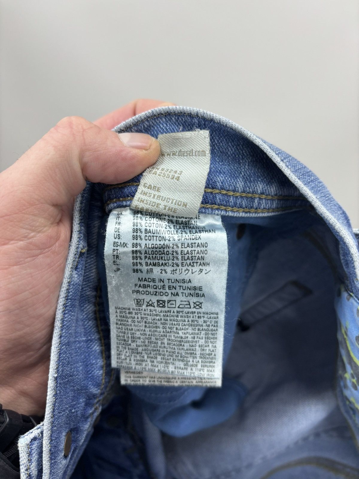 Diesel Mens jeans Diesel Size 31 Color Blue Size US 31 - 9 Thumbnail