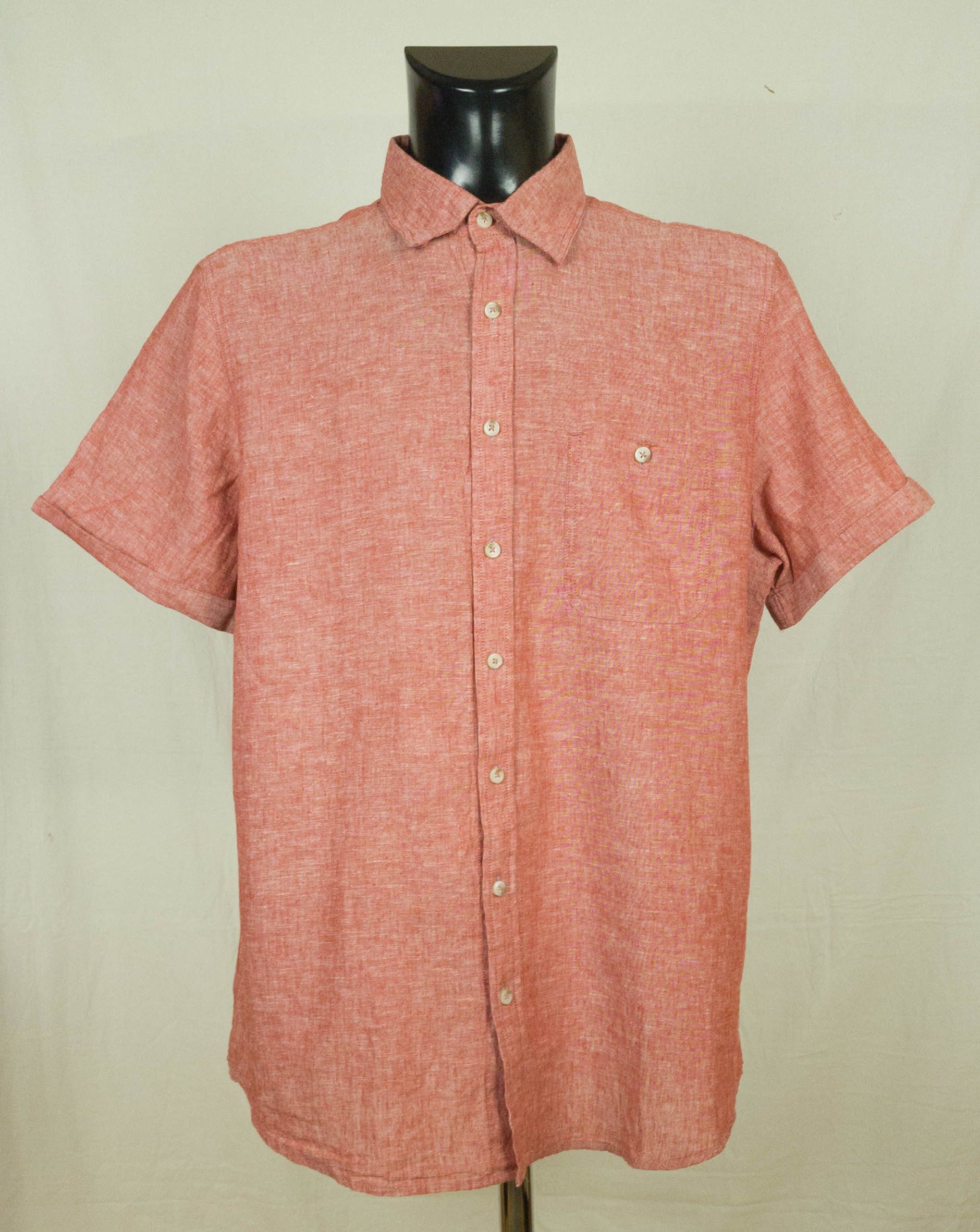 Other DRESSMANN SHIRT SHORT SLEEVE LINEN COTTON SIZE XL VGC Size US XL / EU 56 / 4 - 1 Thumbnail