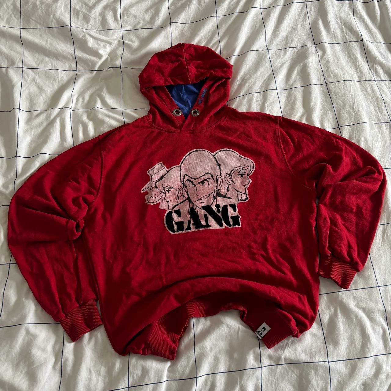 Rare Vintage Lupin The 3rd Famous Anime Manga Hoodie