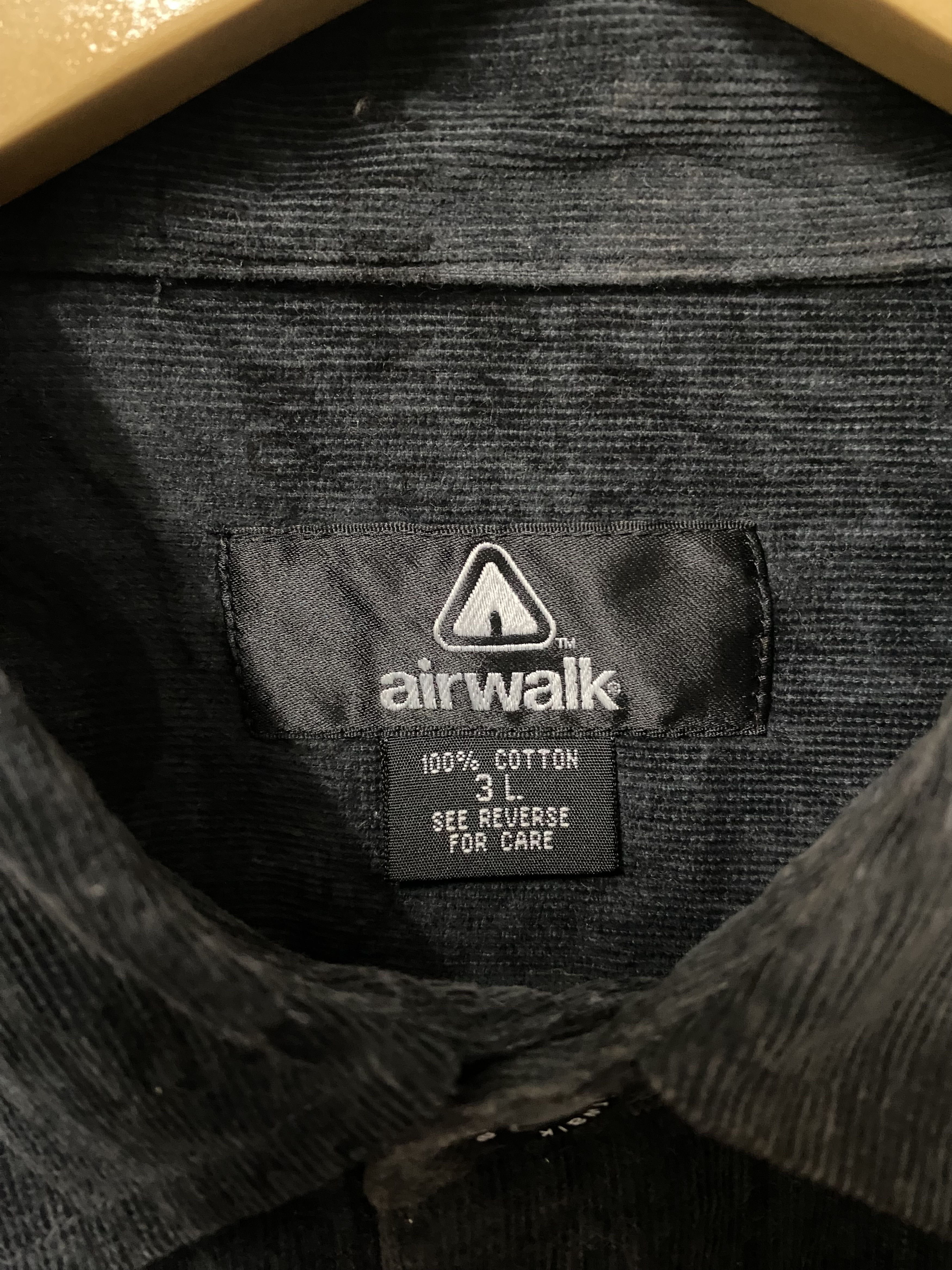 Airwalk Airwalk Corduroy Flannel Workwear Hype Shirts Size US XXL / EU 58 / 5 - 11 Thumbnail