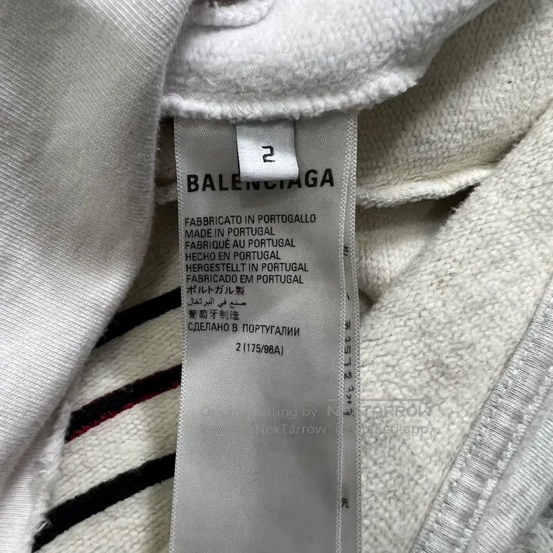 Balenciaga Balenciaga Men's Inverted Hoodie Sweatshirt Size 2 Size US M / EU 48-50 / 2 - 4 Thumbnail