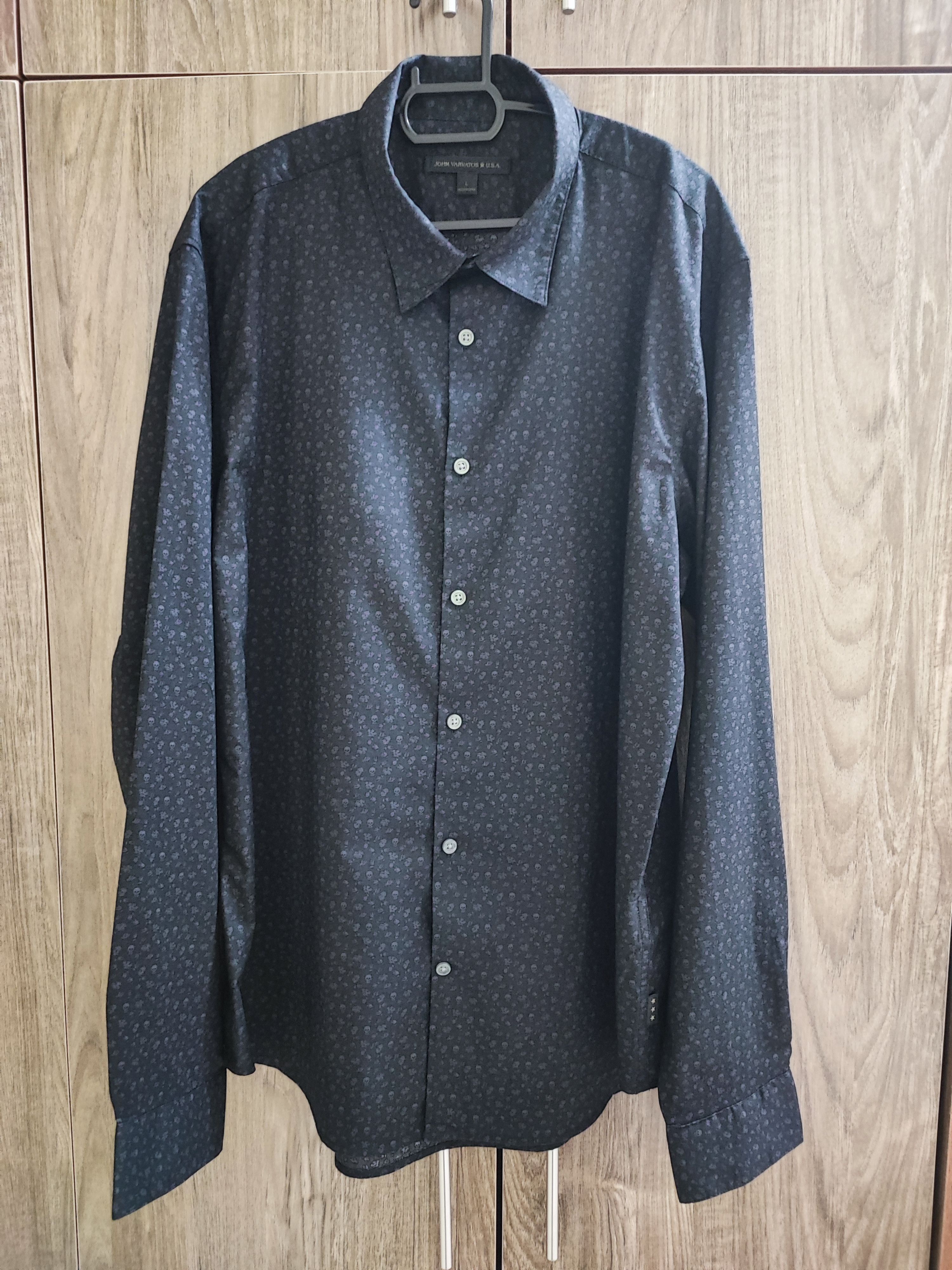John Varvatos John Varvatos Skull & Flora Long Sleeve Shirt Size US L / EU 52-54 / 3 - 1 Thumbnail