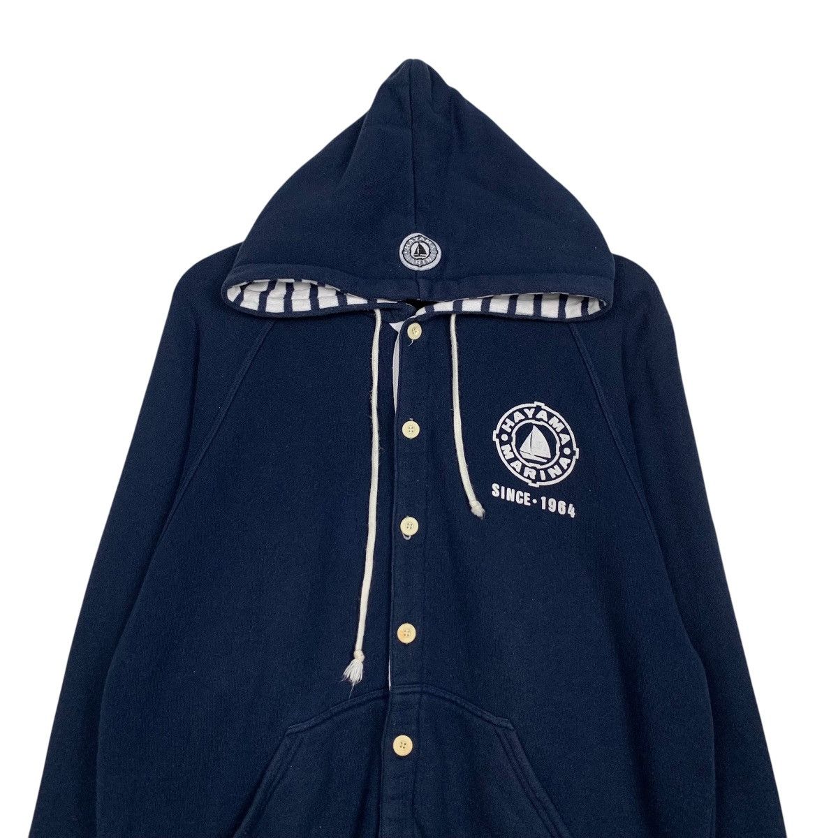 Japanese Brand HAYAMA MARINA Yacht Club Varsity Hoodies #2234-C99 Size US M / EU 48-50 / 2 - 2 Thumbnail