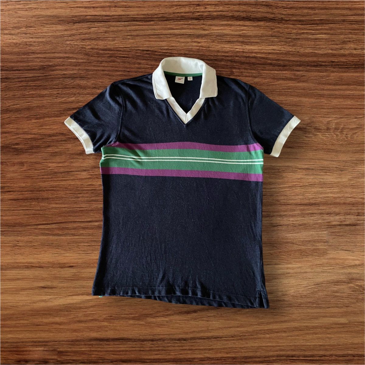 Designer × Michael Bastian × Uniqlo Michael Bastian X Uniqlo Colorful Triped Polo Tee Size US M / EU 48-50 / 2 - 1 Thumbnail