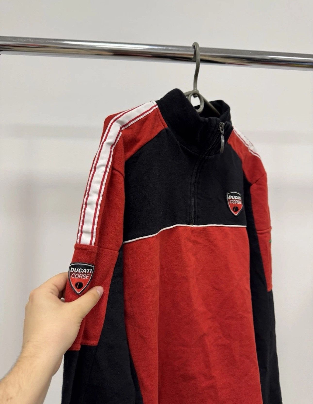 Ducati Vintage Ducati Corse Italy Sweatshirt 1/4 Zip Racing Moto Size US M / EU 48-50 / 2 - 6 Thumbnail