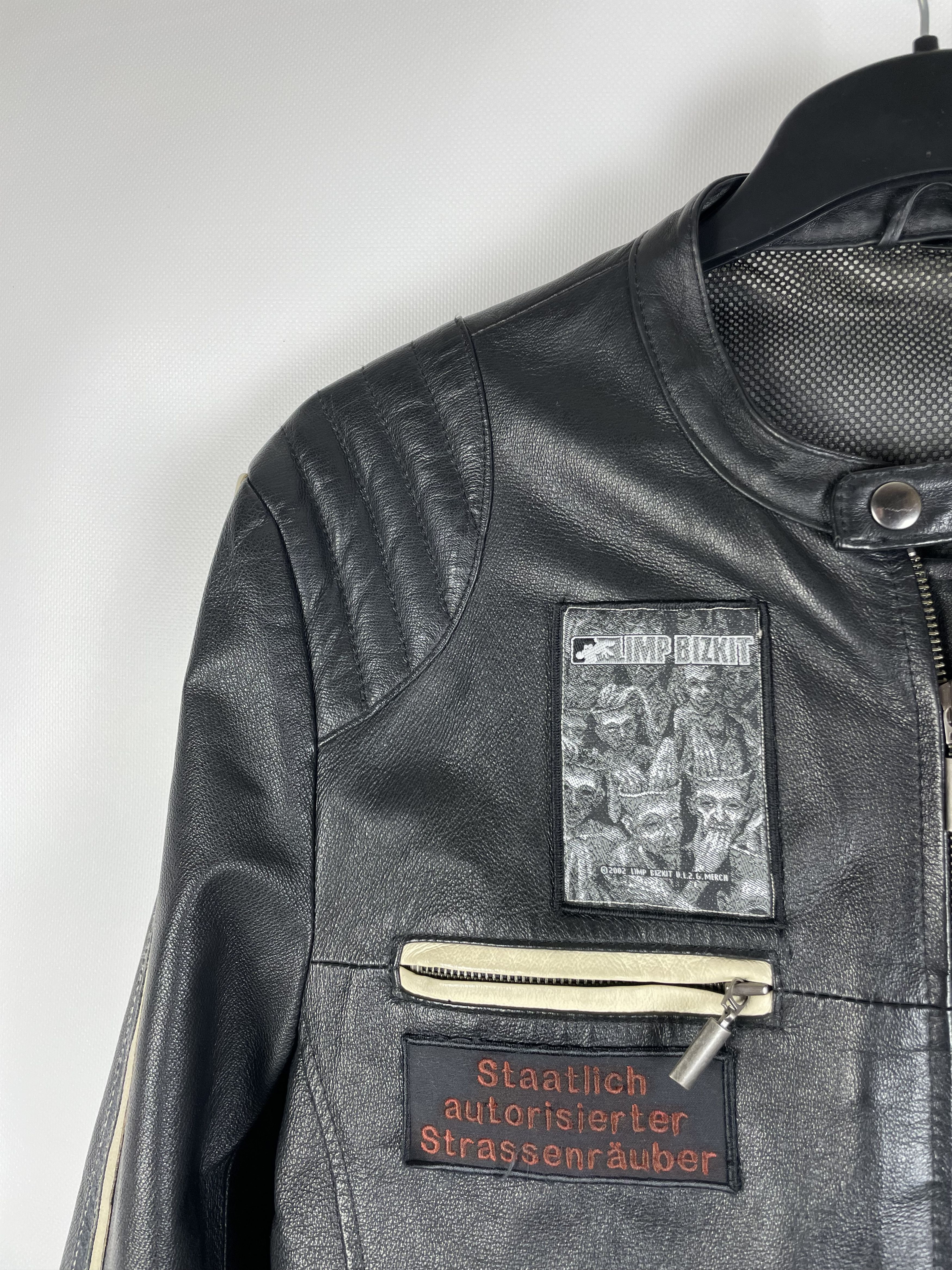 Vintage Vintage 90s Racing Leather Jacket Rock Size US M / EU 48-50 / 2 - 5 Thumbnail