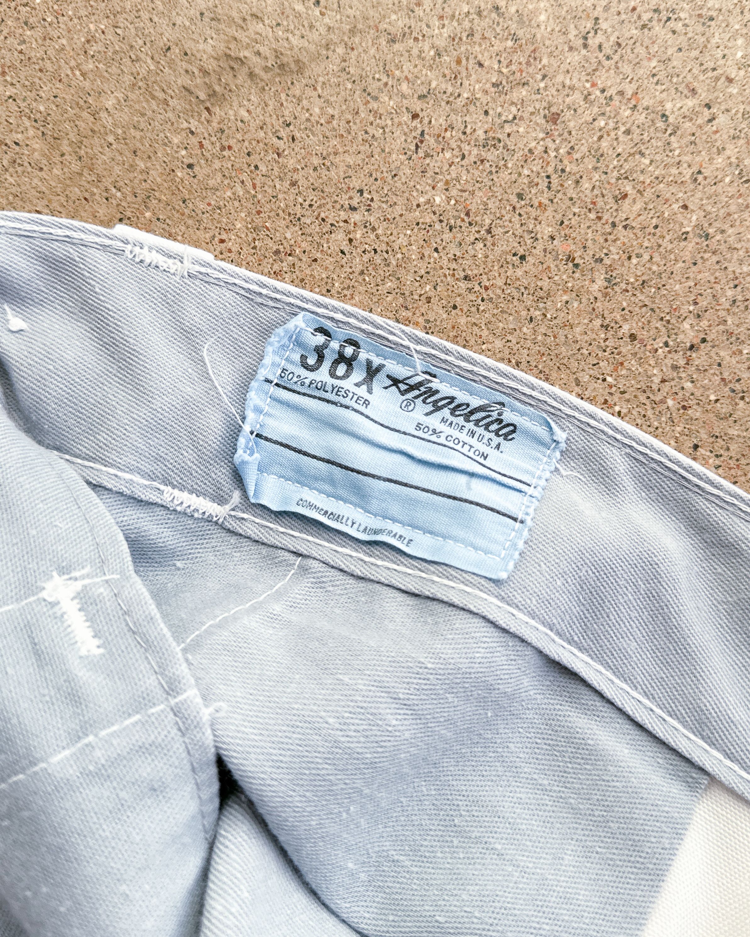 Vintage Vintage 1980s Angelica Work Uniform Pants White Men's 34 Size US 34 / EU 50 - 4 Thumbnail