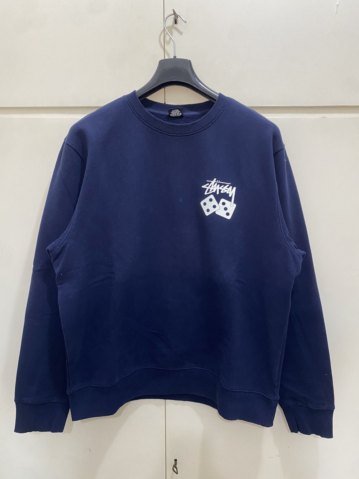 Stussy Stüssy Dadi sweatshirt, size XL, blue, with print, used Size US XL / EU 56 / 4 - 2 Thumbnail