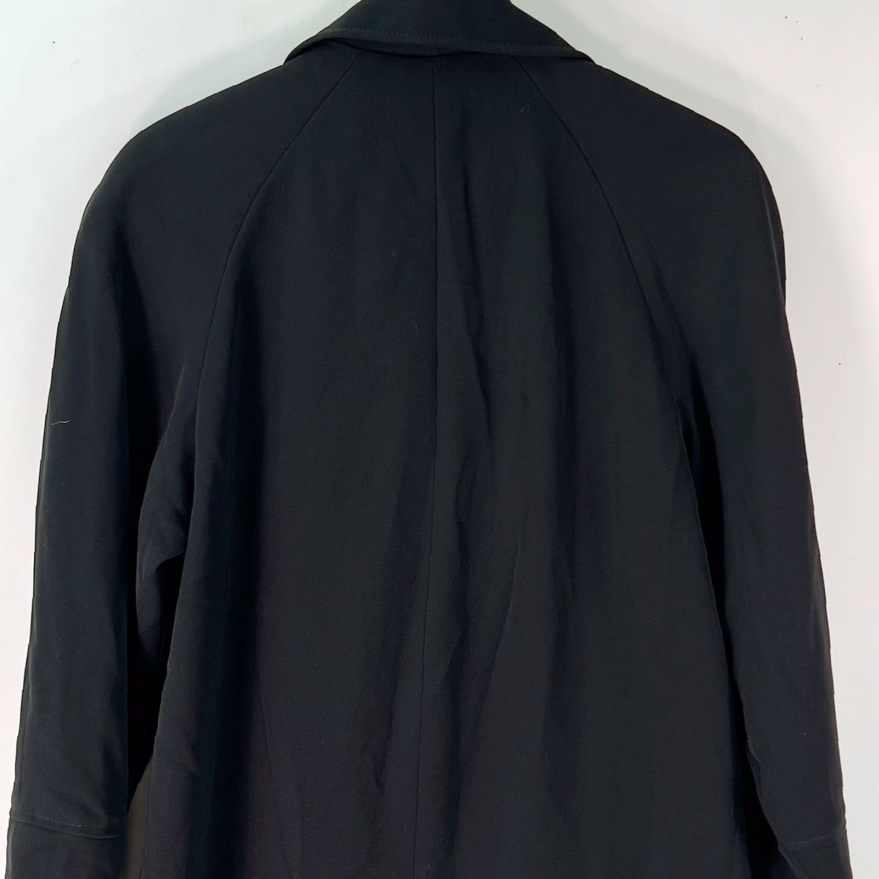 Vintage Larry Levine Sport Womens 97717M Long Sleeves Black Overcoat Jacket Size Small Size S / US 4 / IT 40 - 4 Thumbnail