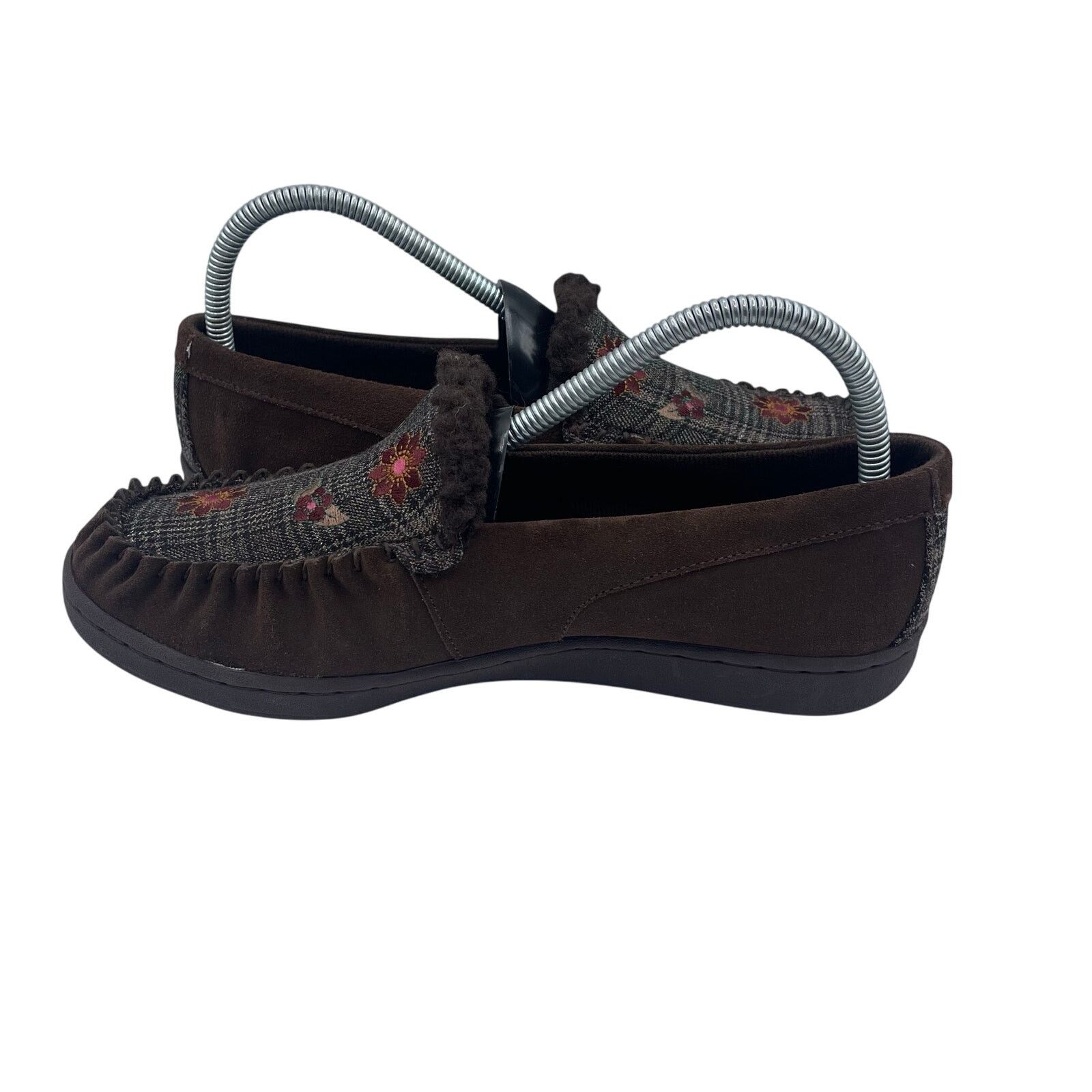 SKECHERS Skechers Leather Faux Fur Lined Chocolate Slippers Women 8.5 Size US 8.5 / IT 38.5 - 6 Thumbnail
