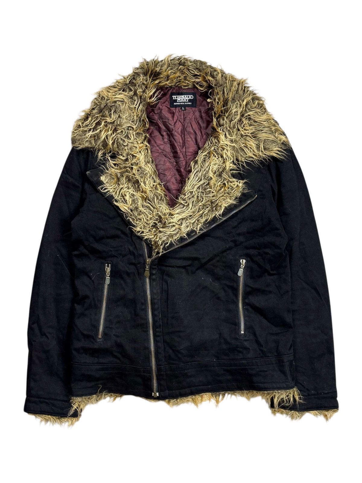 Tornado Mart Tornado Mart Fur Down Jacket | Grailed