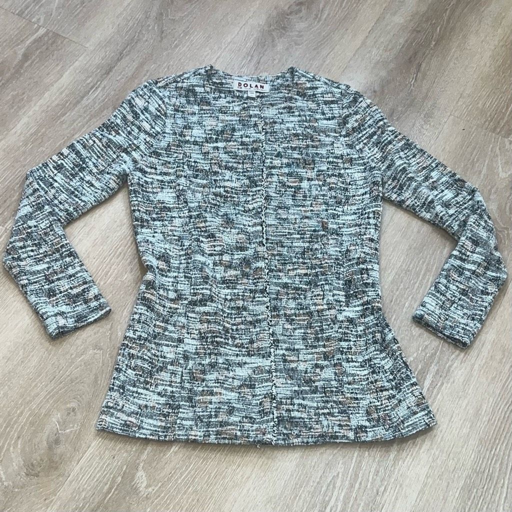 Anthropologie Anthropologie Dolan Leopard Longline Brown Motif Tweed Jacket, Women’s XS Size XS / US 0-2 / IT 36-38 - 11 Thumbnail