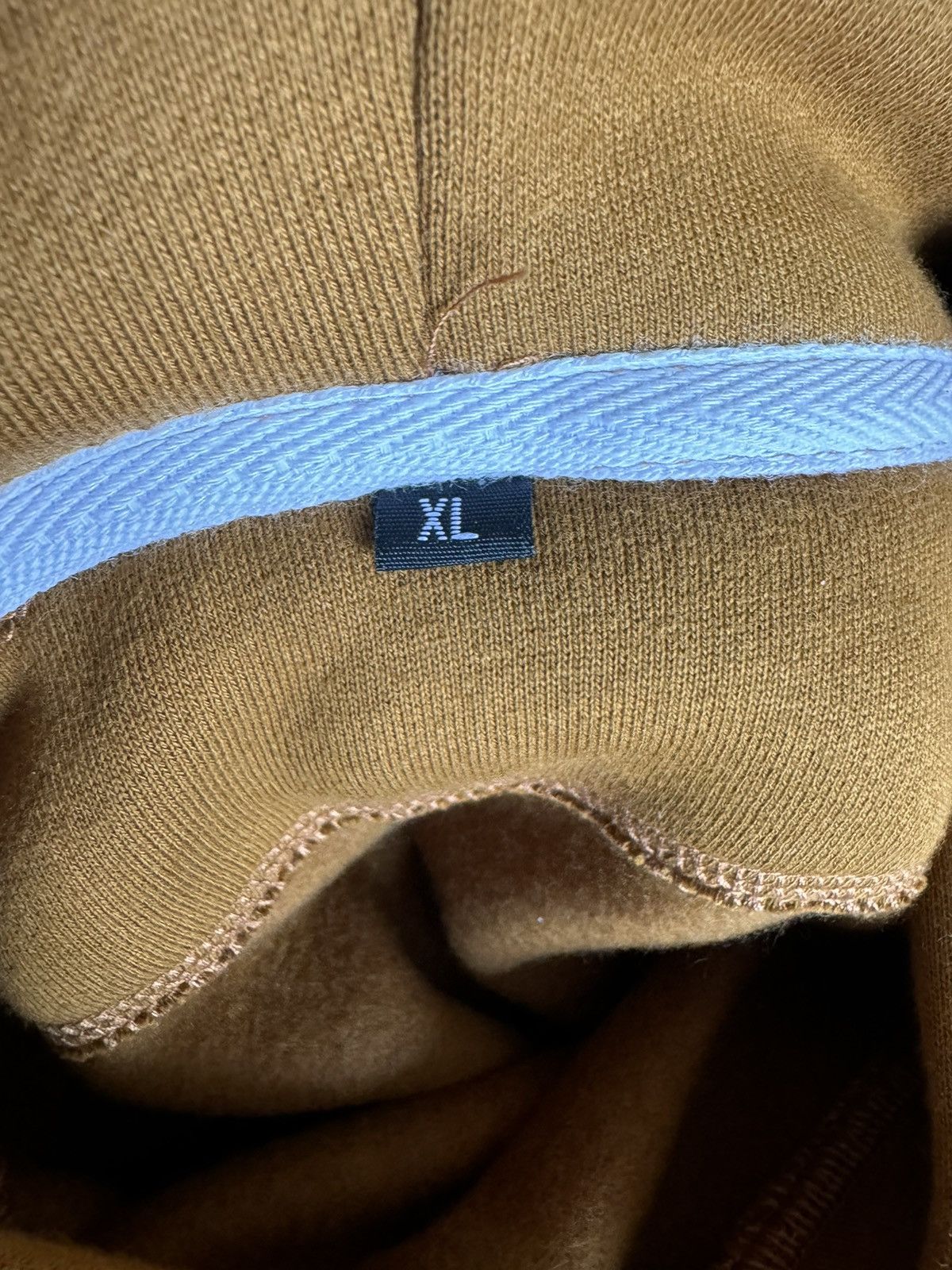 Other × Vintage ***VINTAGE SAMPLE WHEAT/BROWN BLANK HOODIE Size US XL / EU 56 / 4 - 3 Thumbnail
