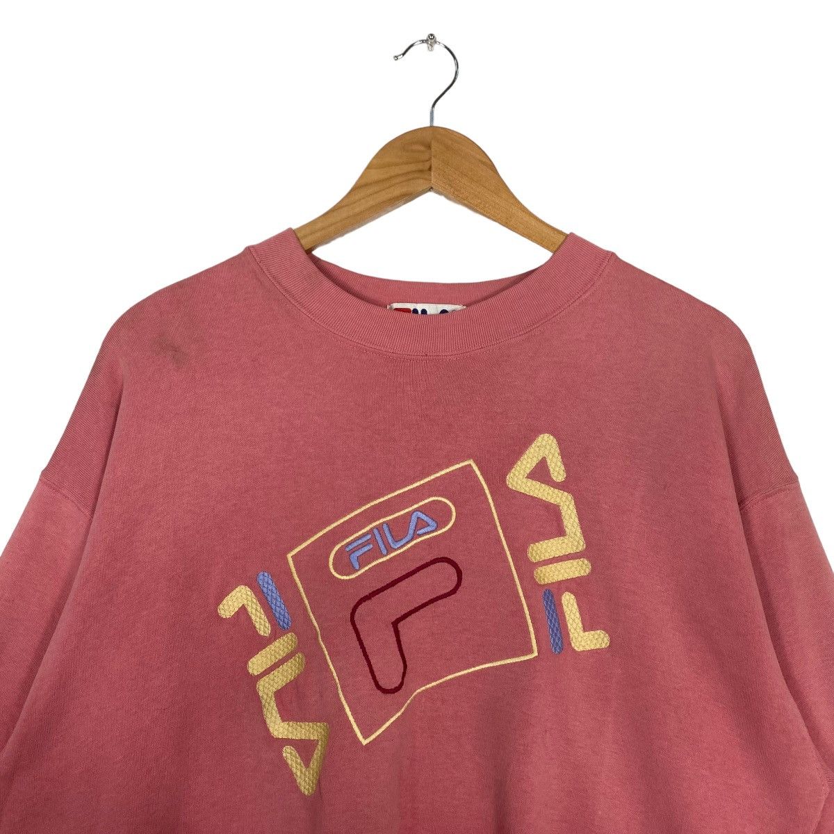 Fila × Japanese Brand Vintage Fila Big Logo Crewneck Sweatshirt Size M Size US M / EU 48-50 / 2 - 3 Thumbnail
