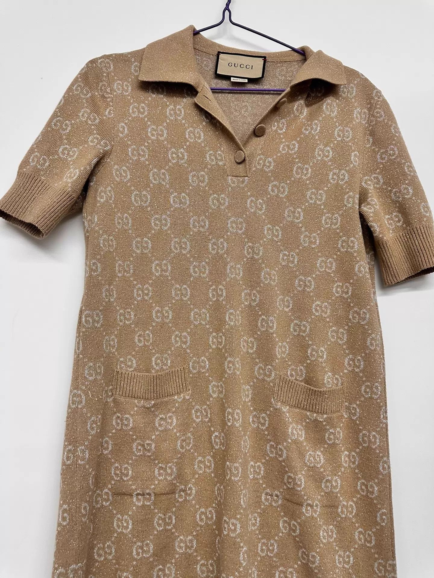 Gucci Gucci all over print logo S dress women's Size S / US 4 / IT 40 - 5 Thumbnail