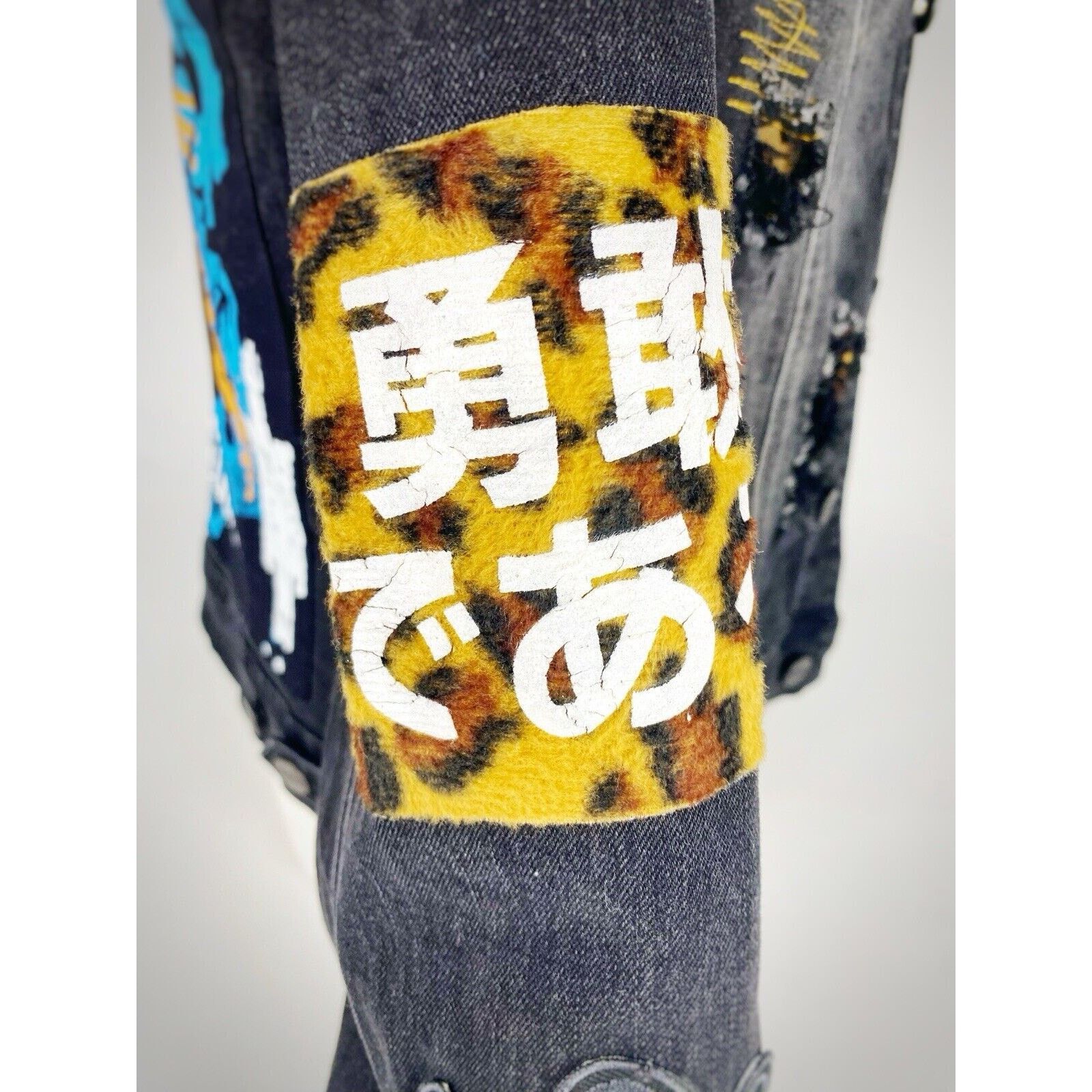 Other Majestik Distressed Rage of Rebellion Black Denim Jacket S Size US S / EU 44-46 / 1 - 6 Thumbnail