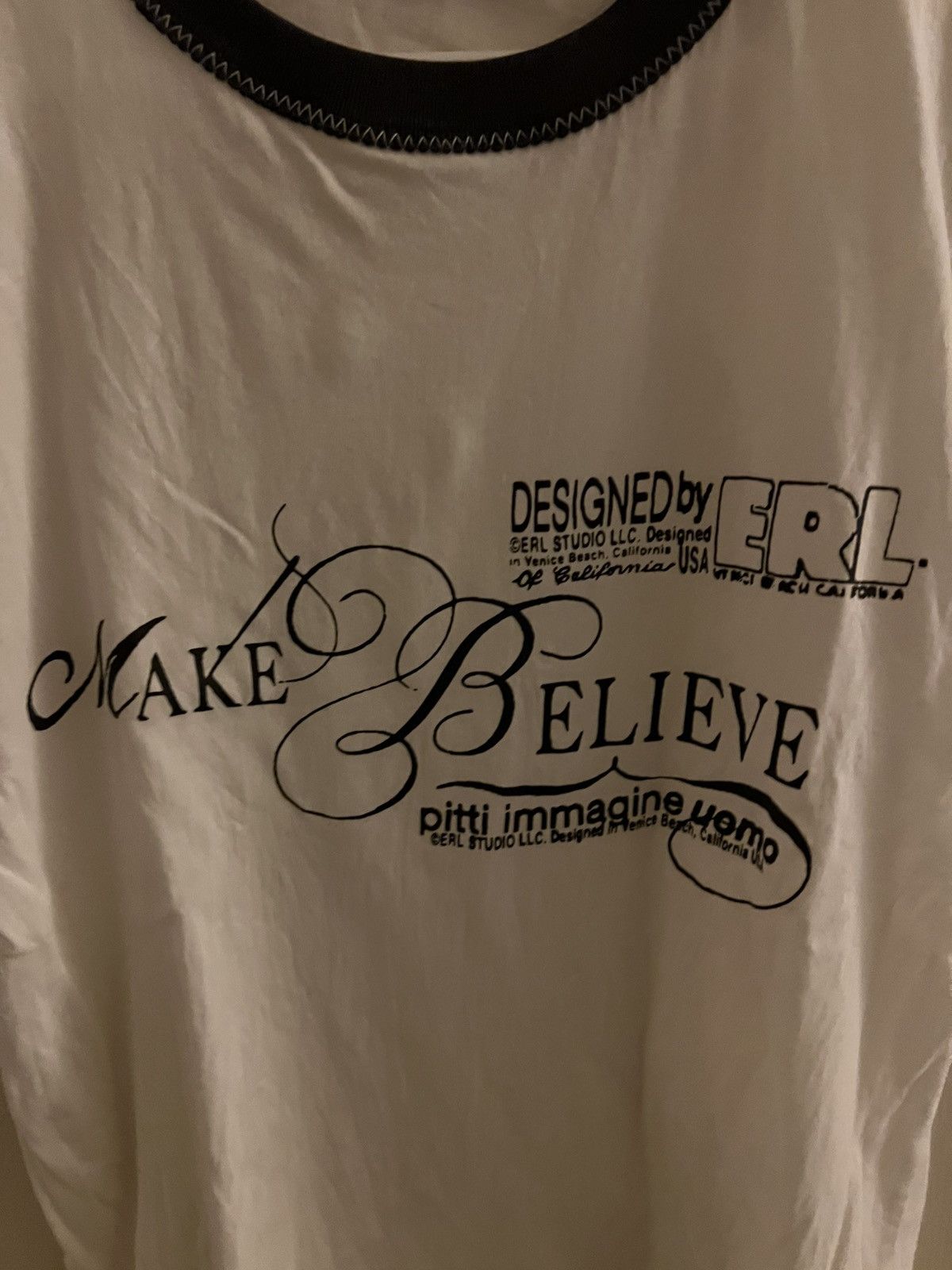 ERL Erl make believe t shirt Size US M / EU 48-50 / 2 - 2 Thumbnail