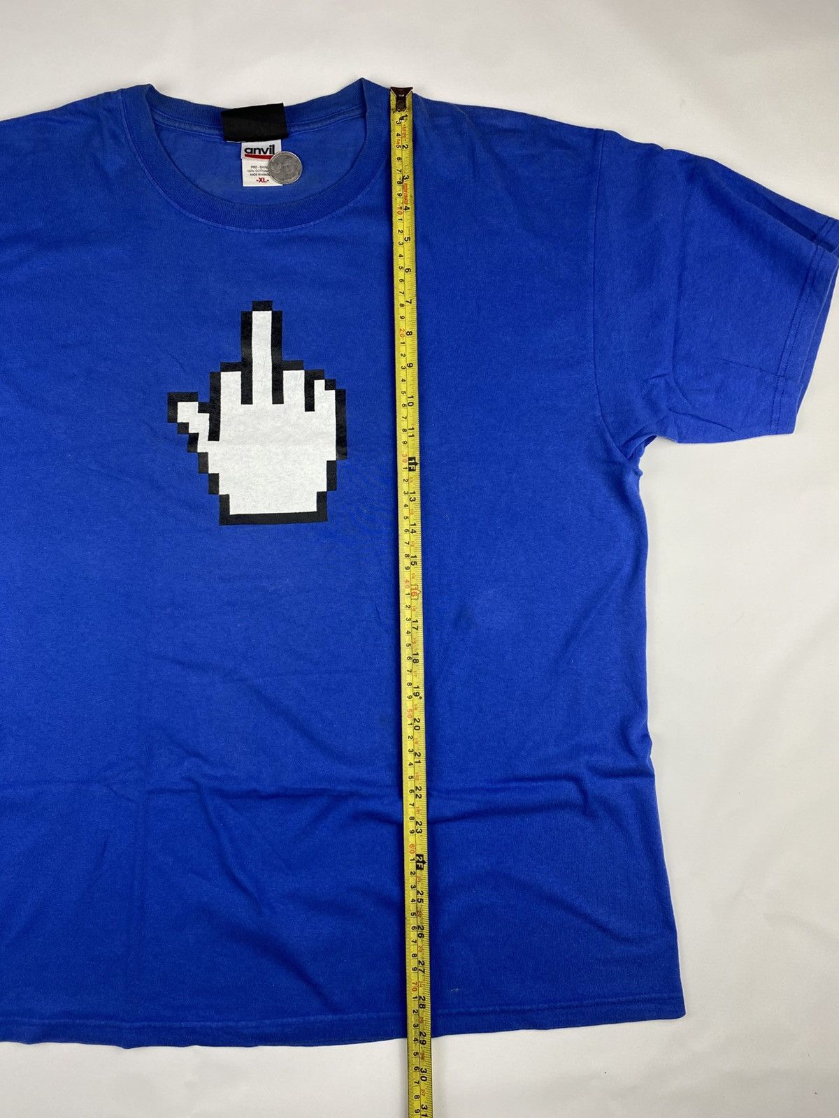 Vintage Vintage Art Finger Tshirt Size US XL / EU 56 / 4 - 6 Thumbnail