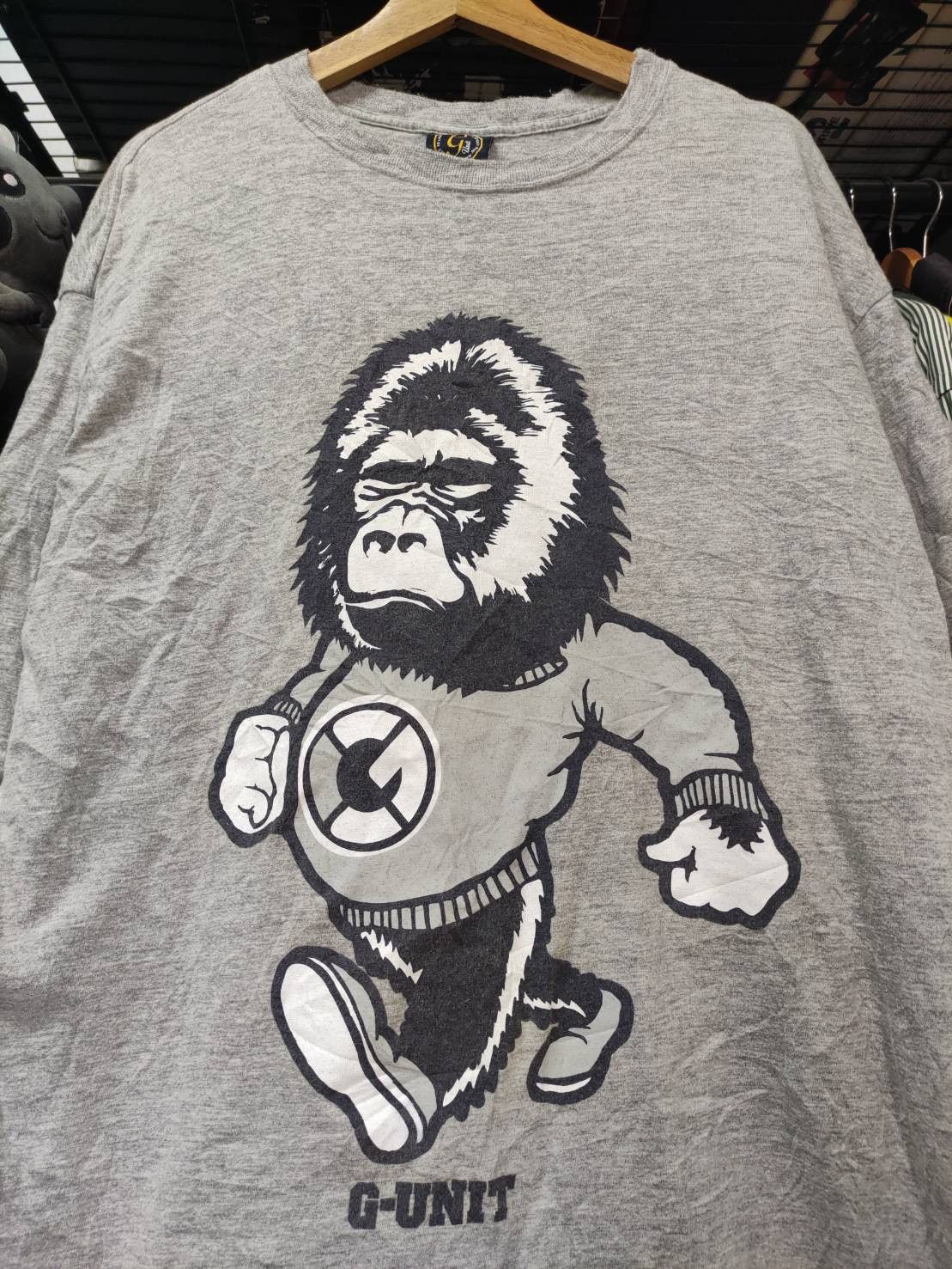 G-Unit Vtg 00's G-Unit " Gorilla Unit " by 50 Cent T-Shirt Size US XL / EU 56 / 4 - 1 Thumbnail