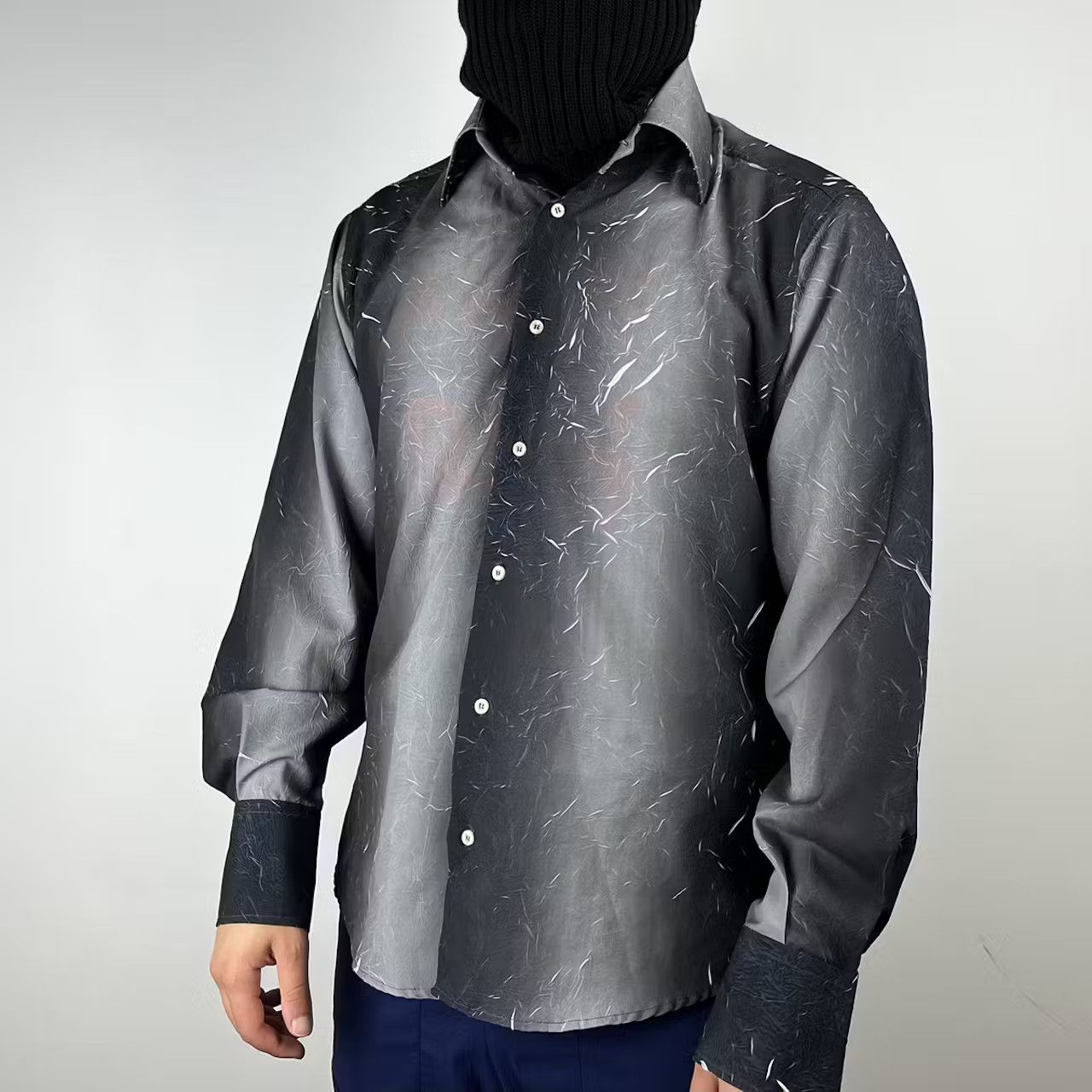 Vintage Crazy shirt size Large Italian designer Size US L / EU 52-54 / 3 - 1 Thumbnail
