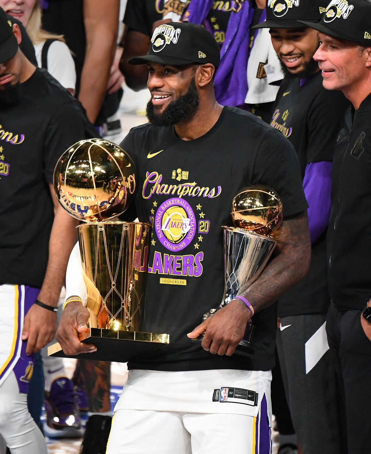 Nike Lakers 2020 Championship Locker Room Tee. Size US XL / EU 56 / 4 - 2 Thumbnail
